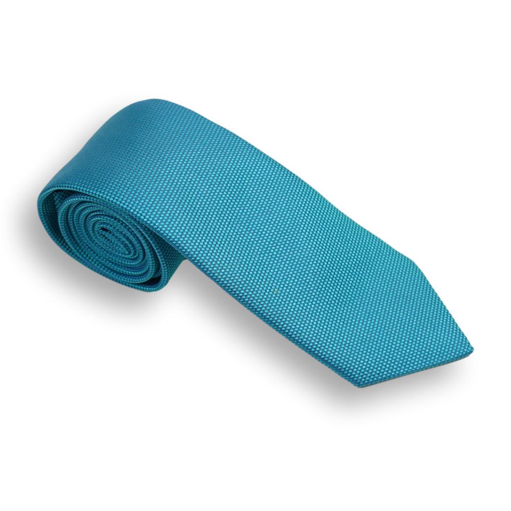 Iridescent Basket Weave Silk Tie - Image 7