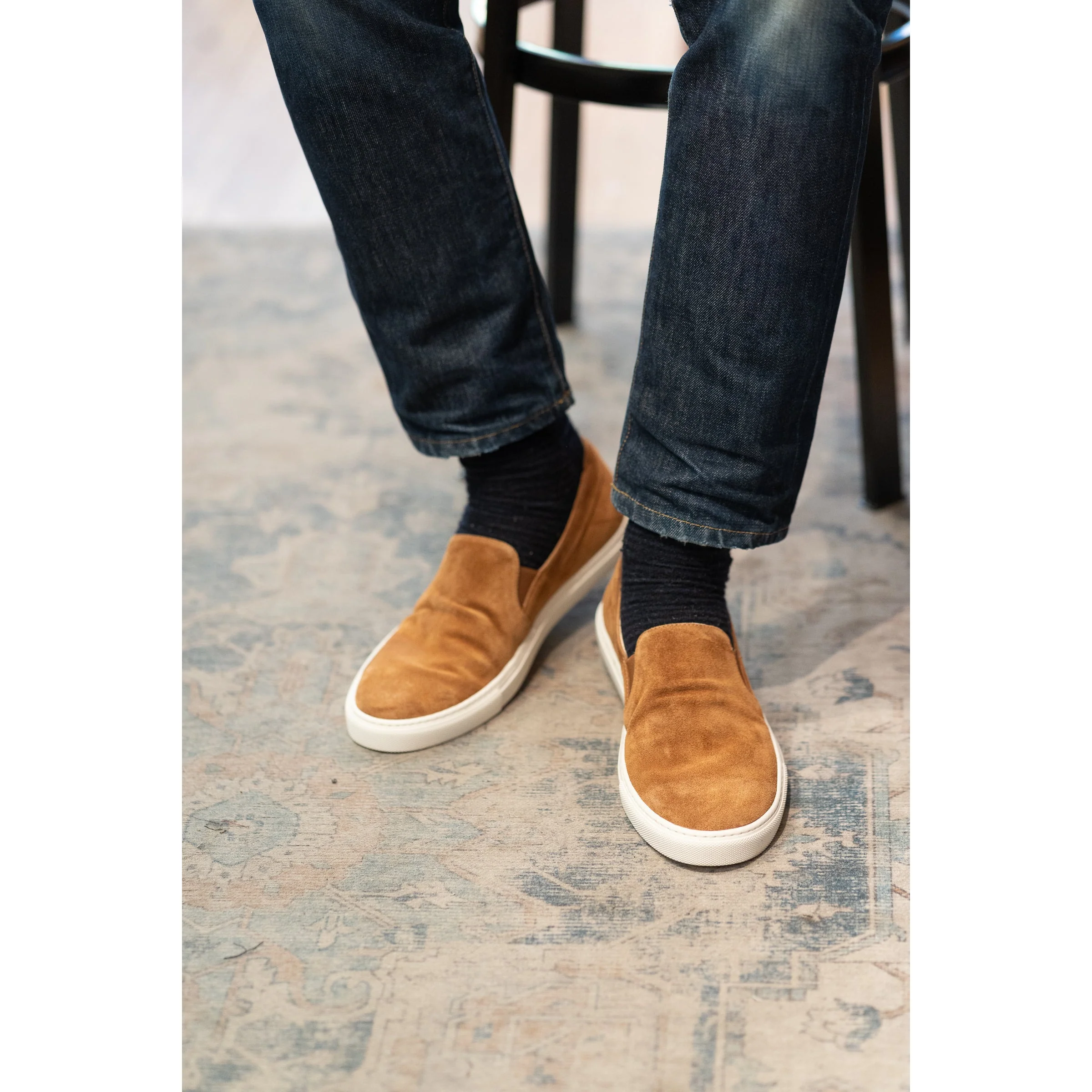 Italian Suede Slip-on Shoes - Image 7