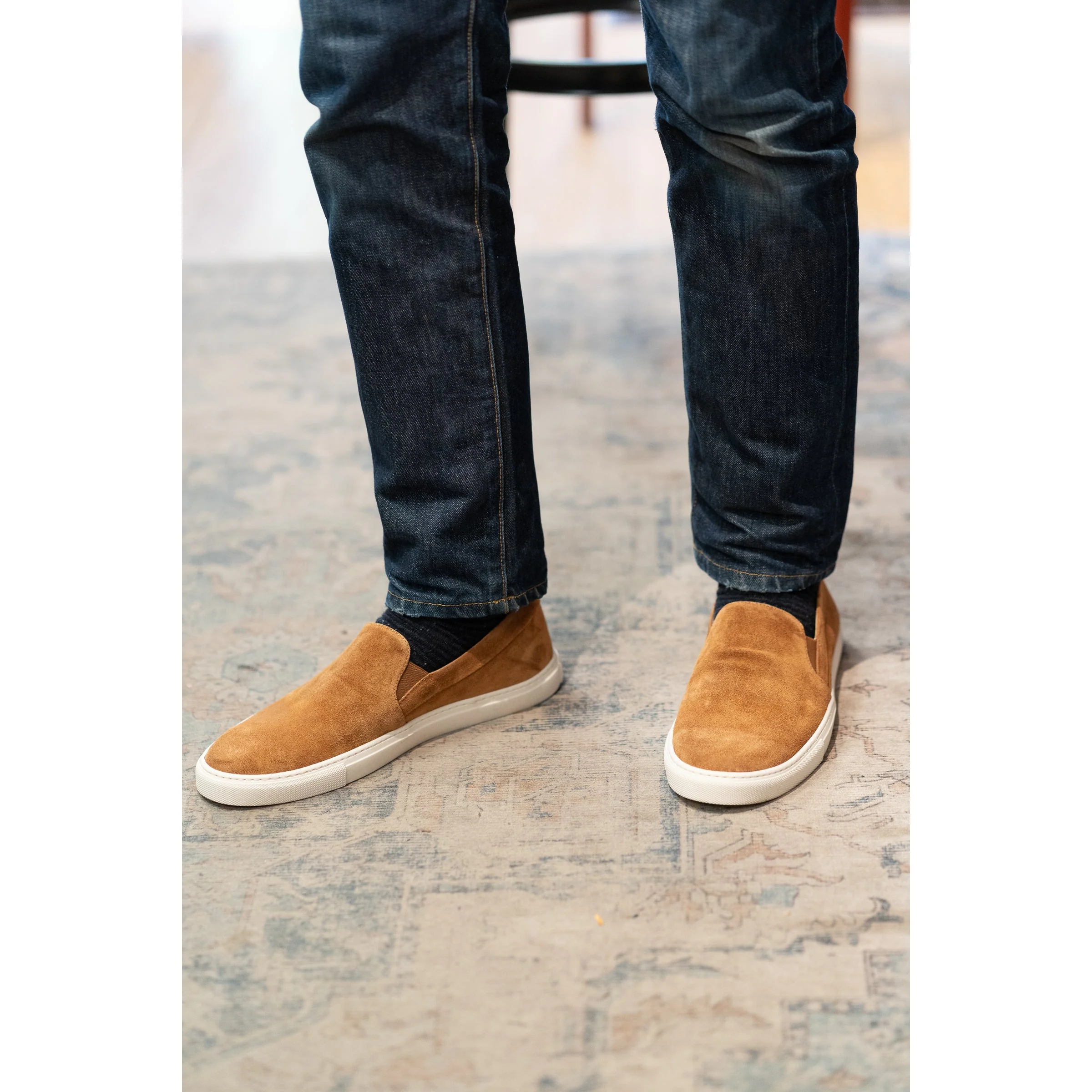 Italian Suede Slip-on Shoes - Image 8