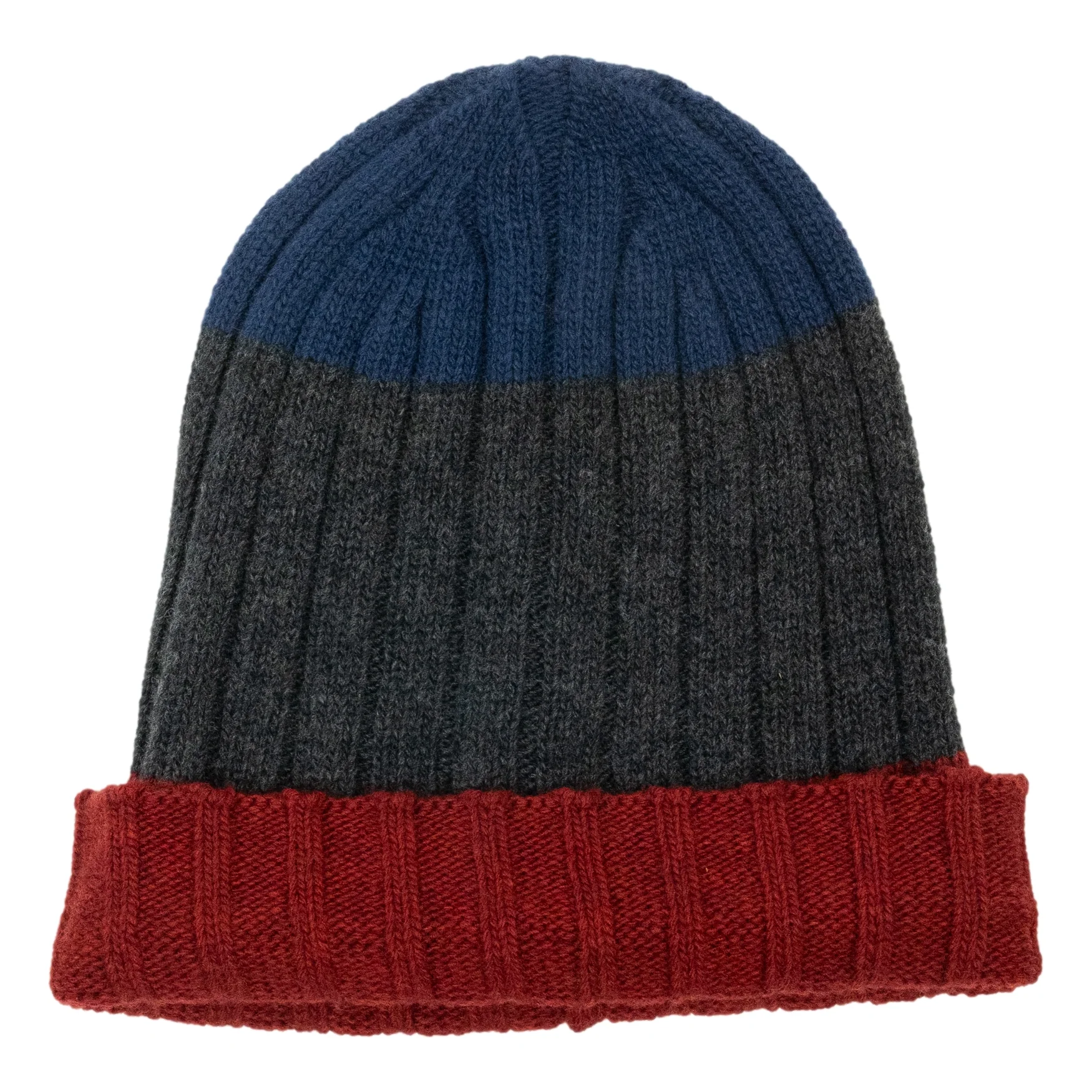 Italian Wool and Cashmere Knitted Beanie - Image 2