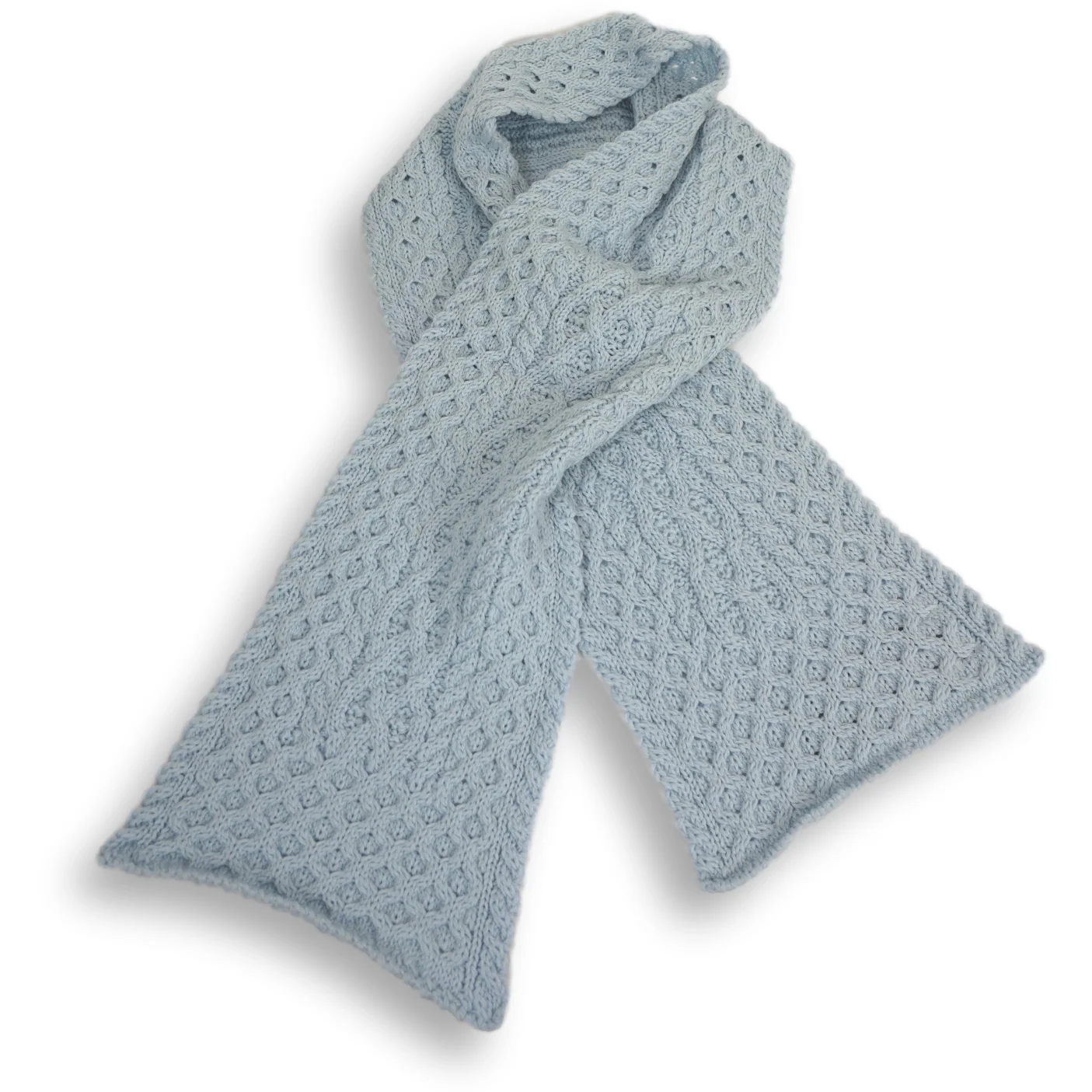 Knitted Aran Scarf - Image 4