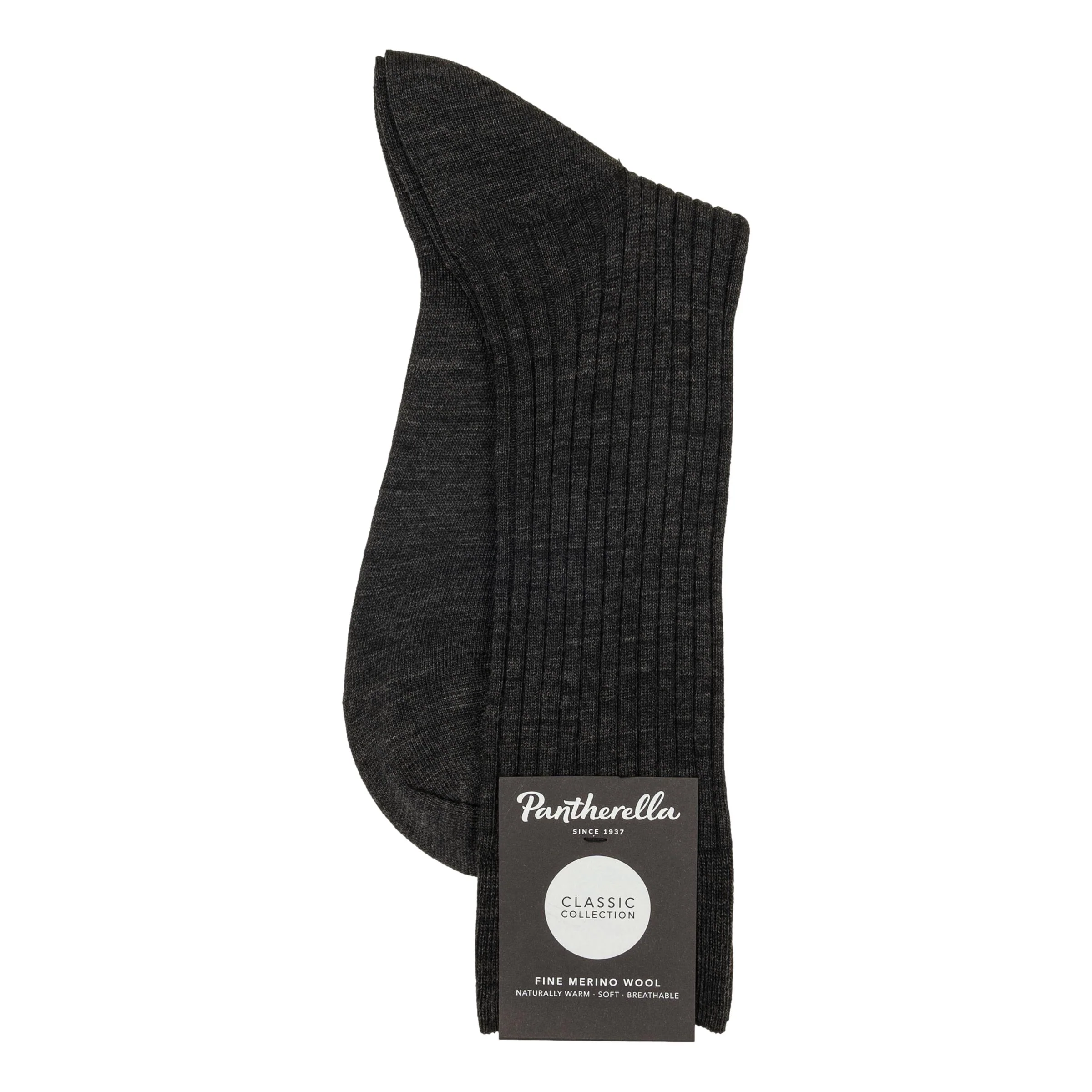 Laburnum 5x3 Rib Merino Wool Mid-calf Dress Socks - Image 11