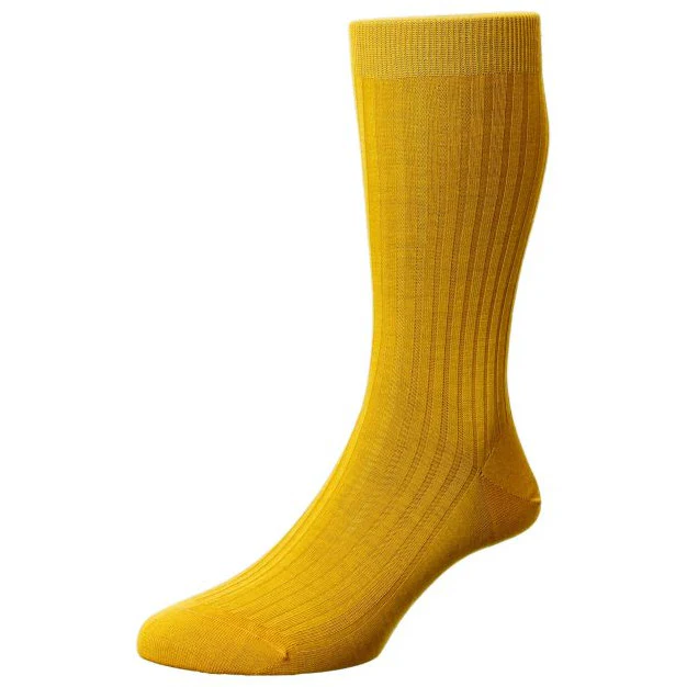 Laburnum 5x3 Rib Merino Wool Mid-calf Dress Socks - Image 18