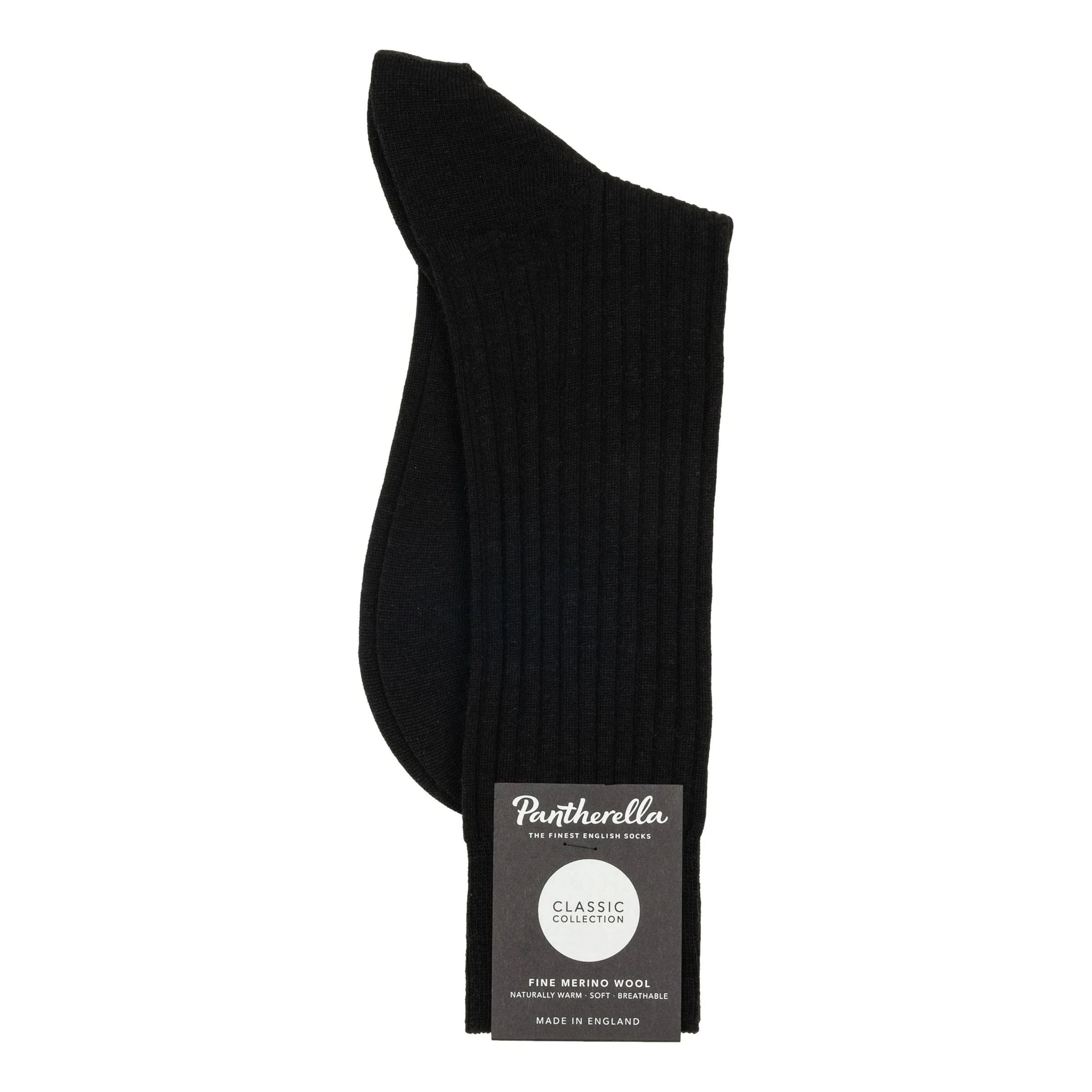 Laburnum 5x3 Rib Merino Wool Mid-calf Dress Socks - Image 6