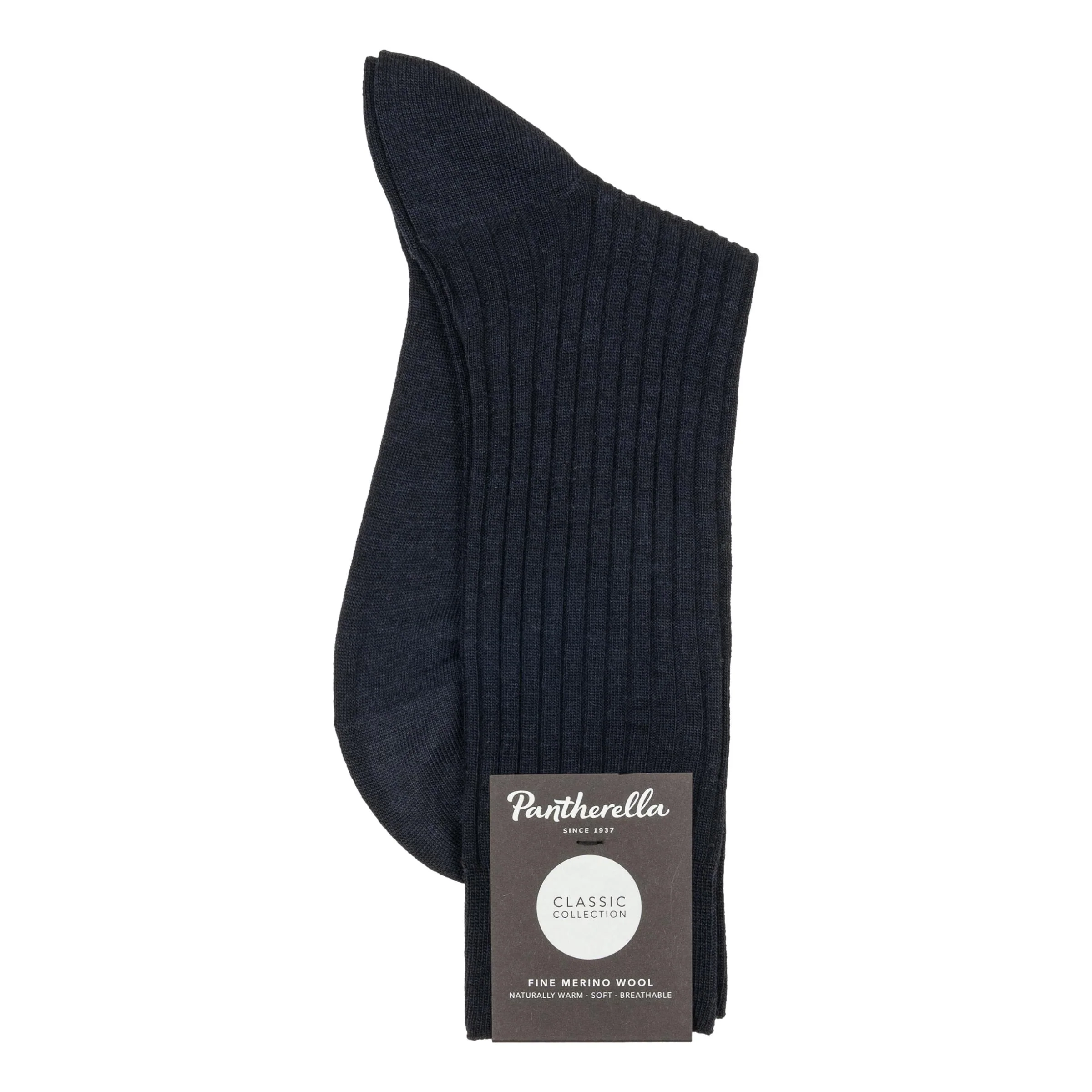 Laburnum 5x3 Rib Merino Wool Mid-calf Dress Socks - Image 7