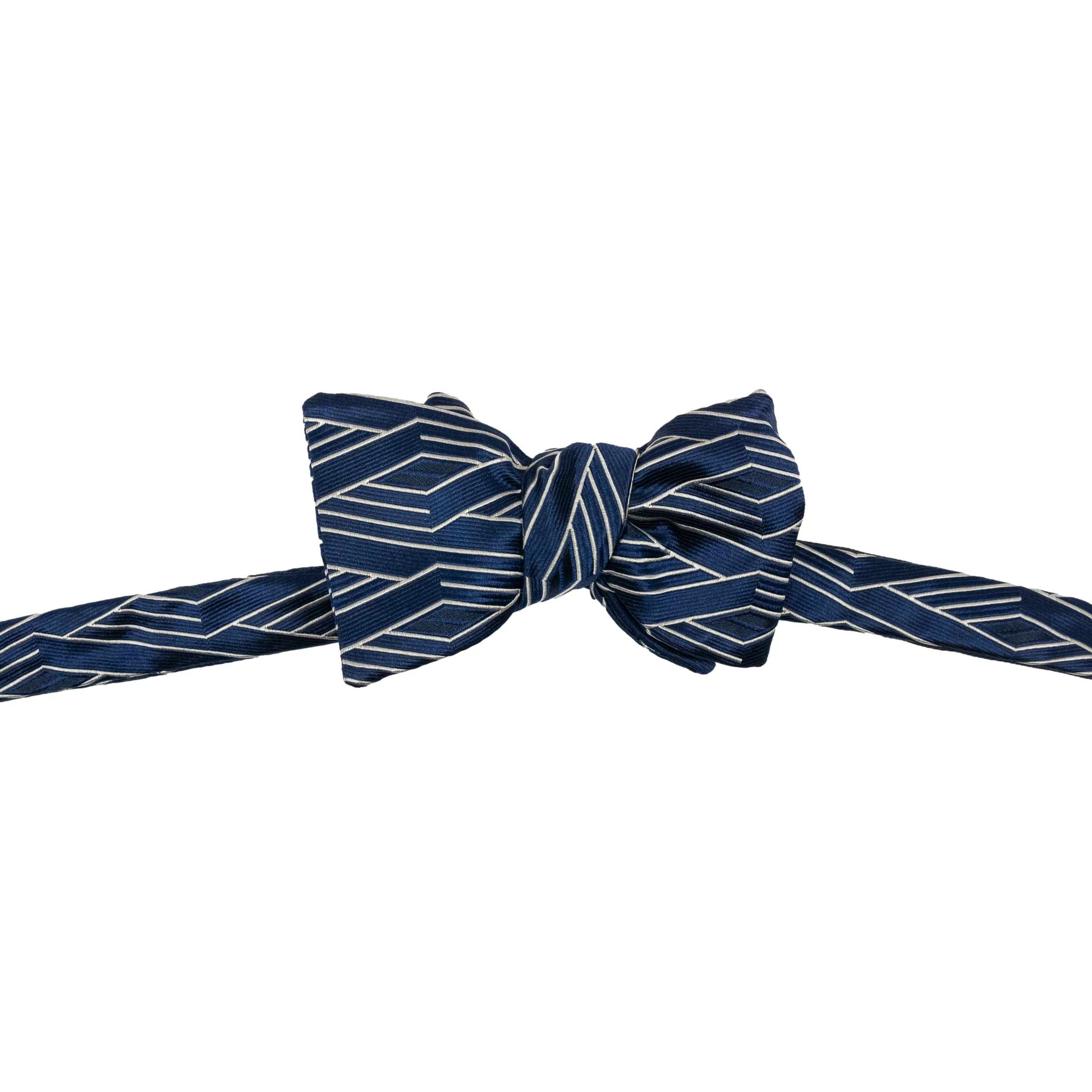 Lampart Abstract Design Silk Bow Tie