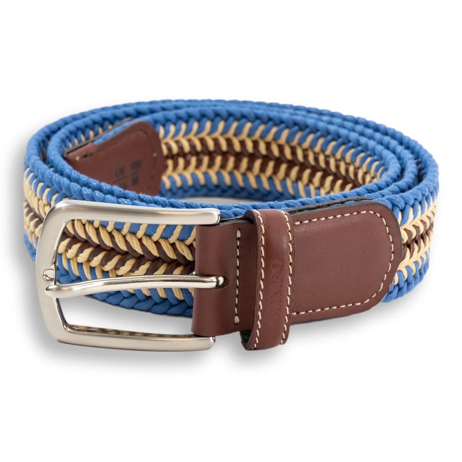 Leather Stretch Woven Belt - Image 2
