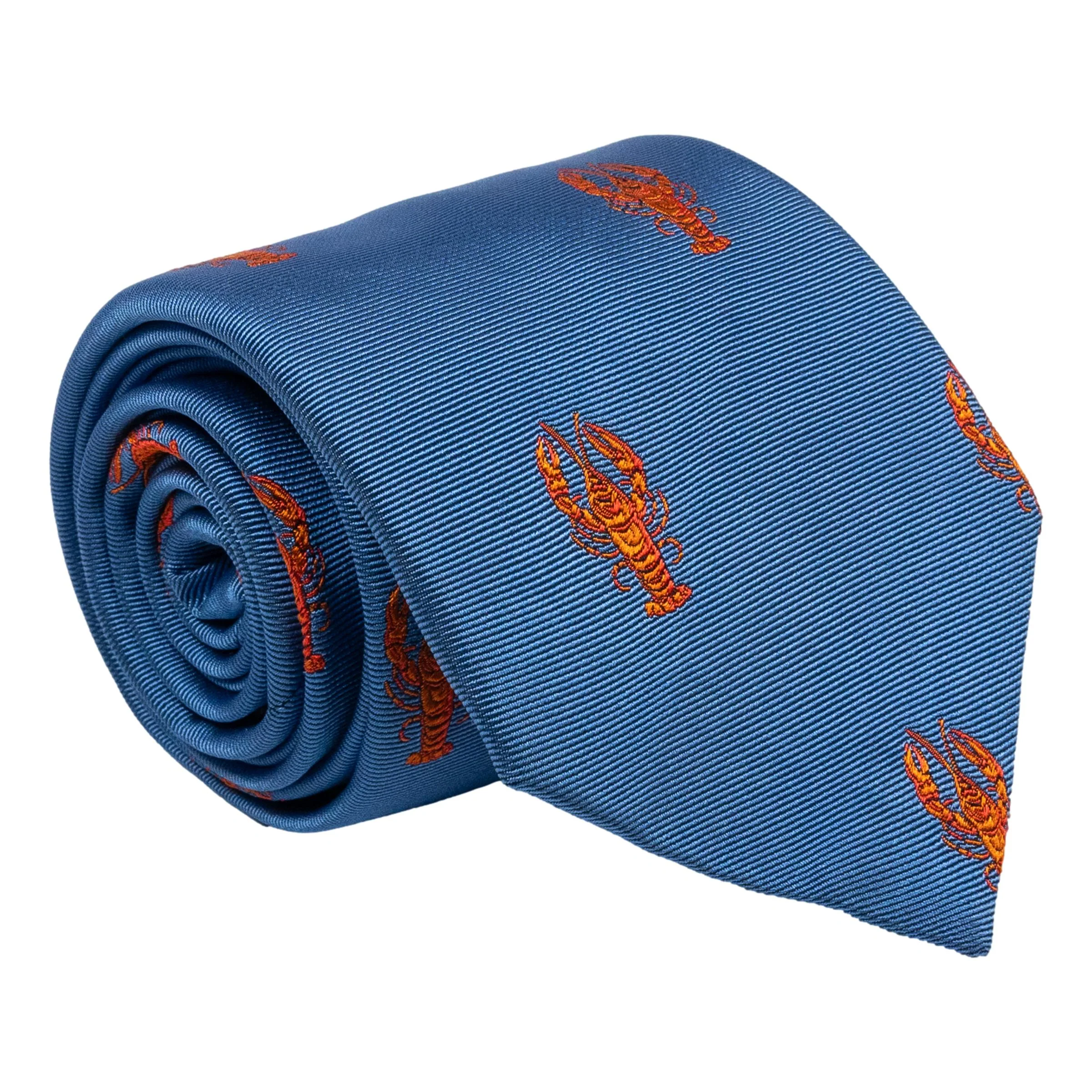 Lobster Silk Woven Tie - Image 2