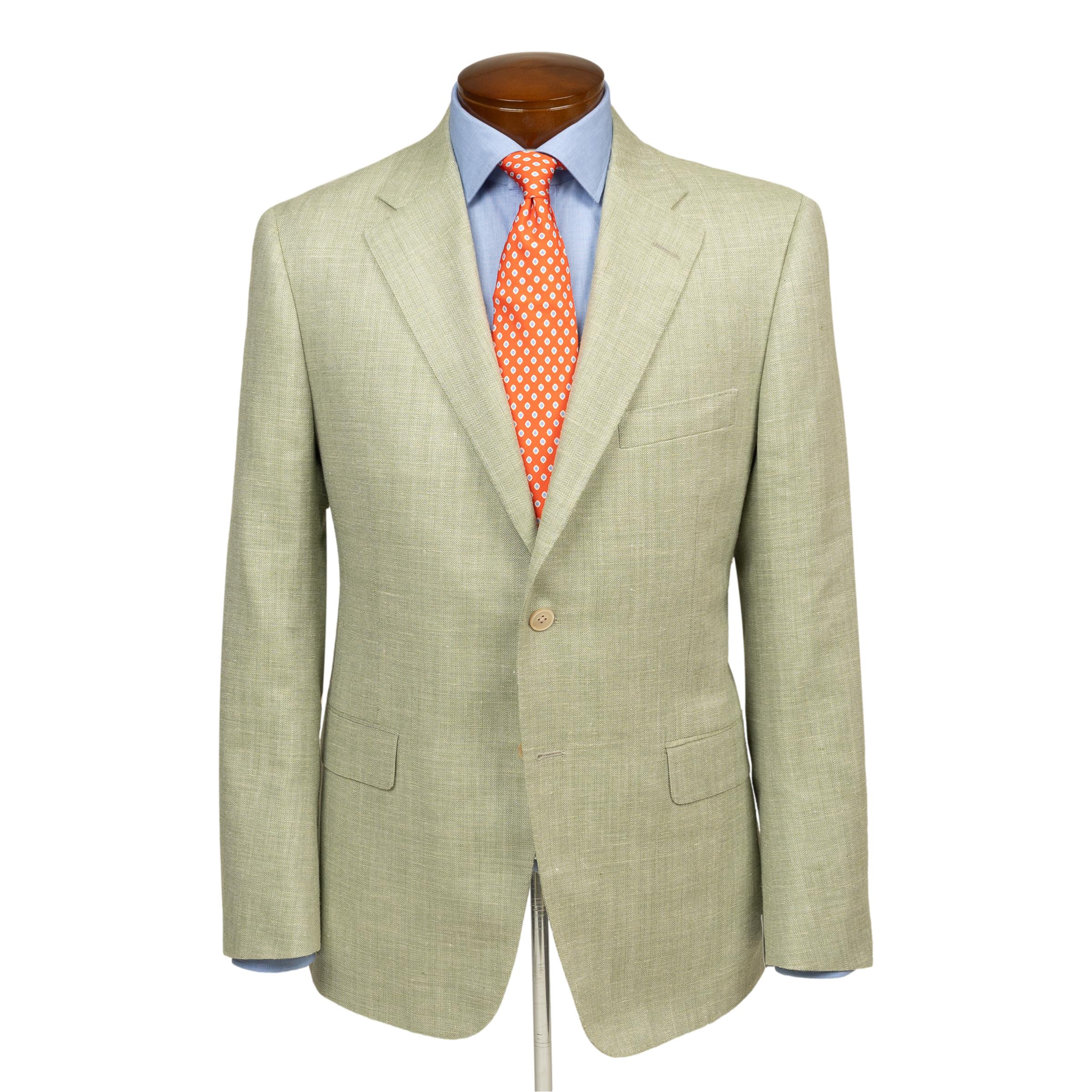 Matcha Wool, Silk, and Linen Sport Coat