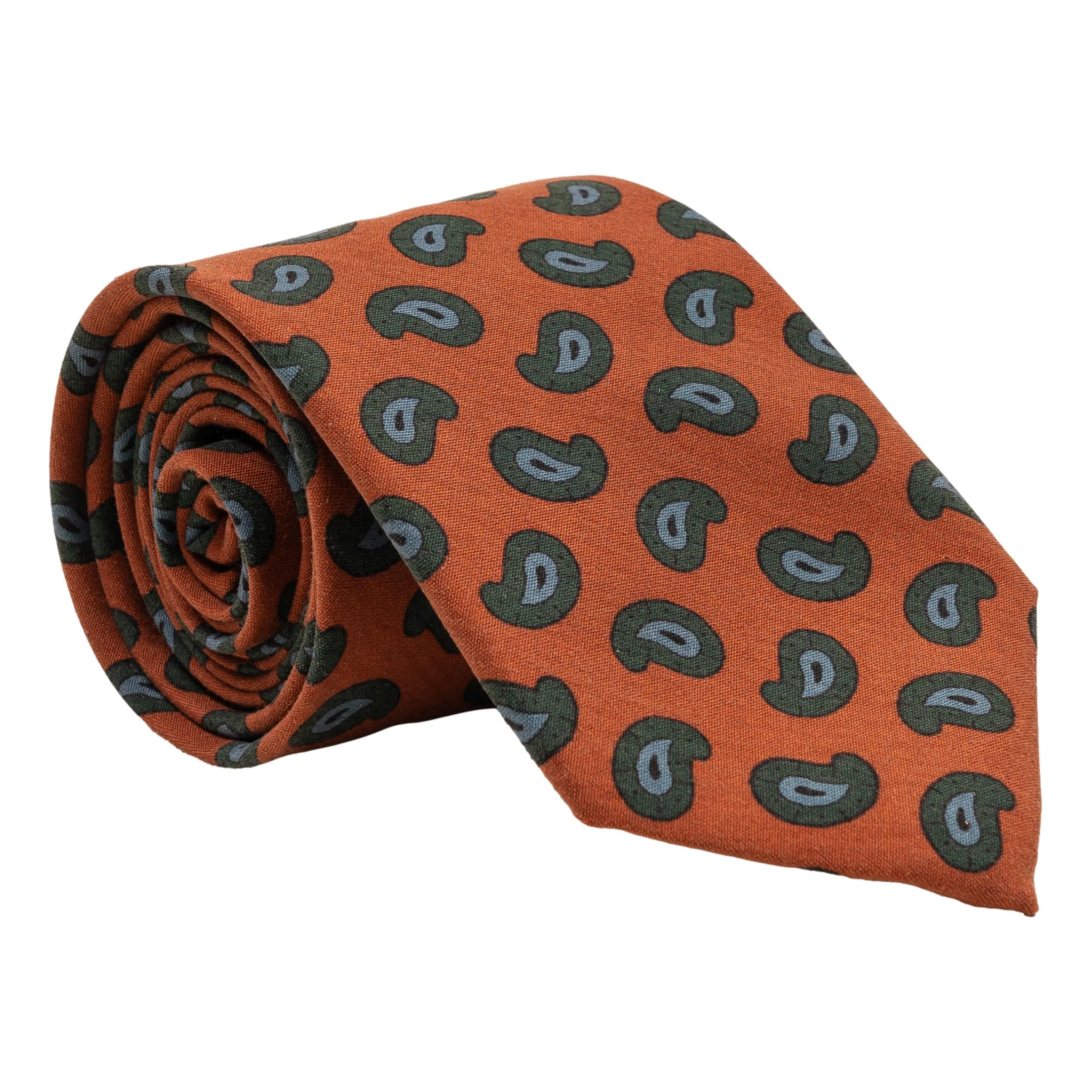 Medium Paisley Silk Tie