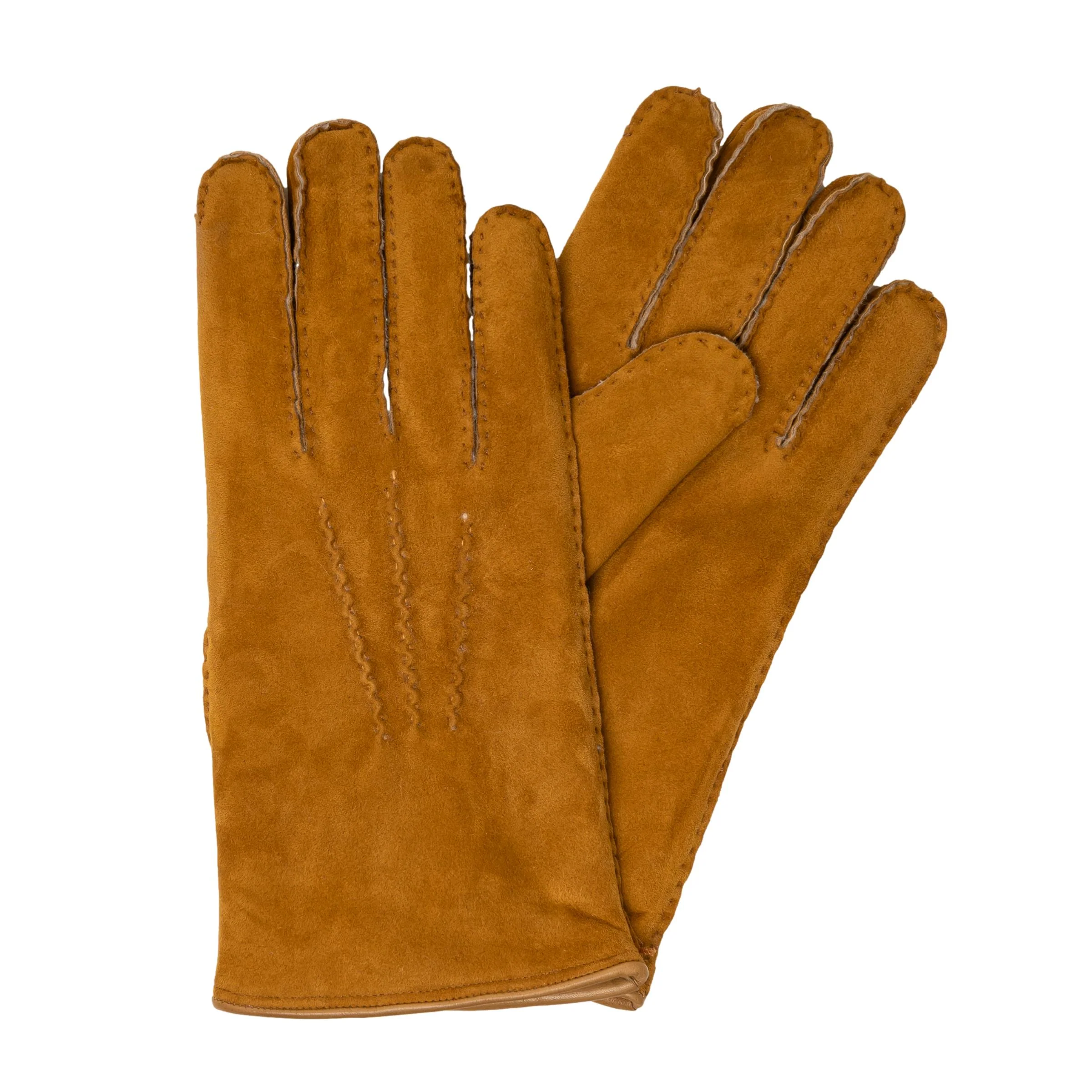 Men's Shearling Gloves with Palm Vent - Image 2
