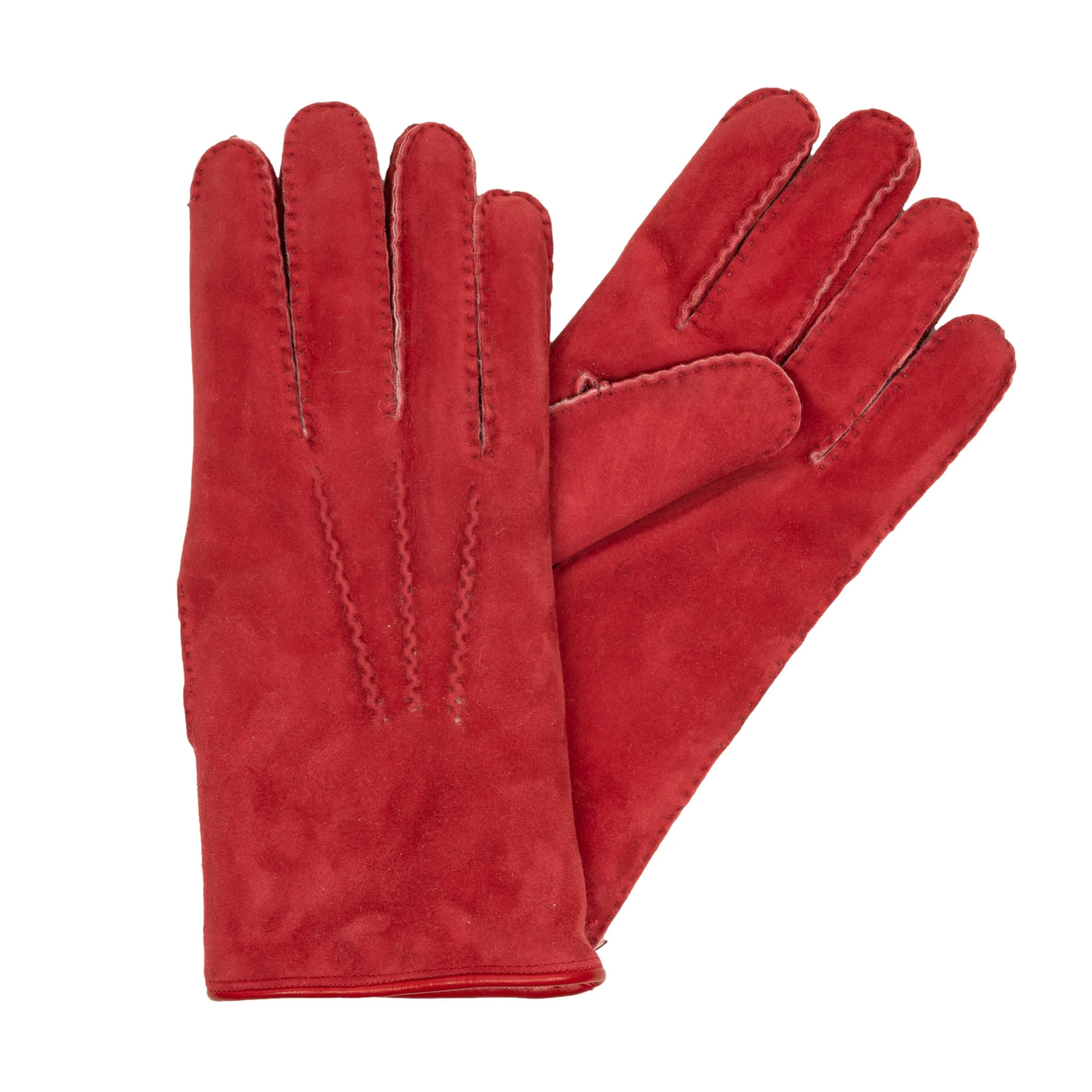 Men's Shearling Gloves with Palm Vent - Image 4