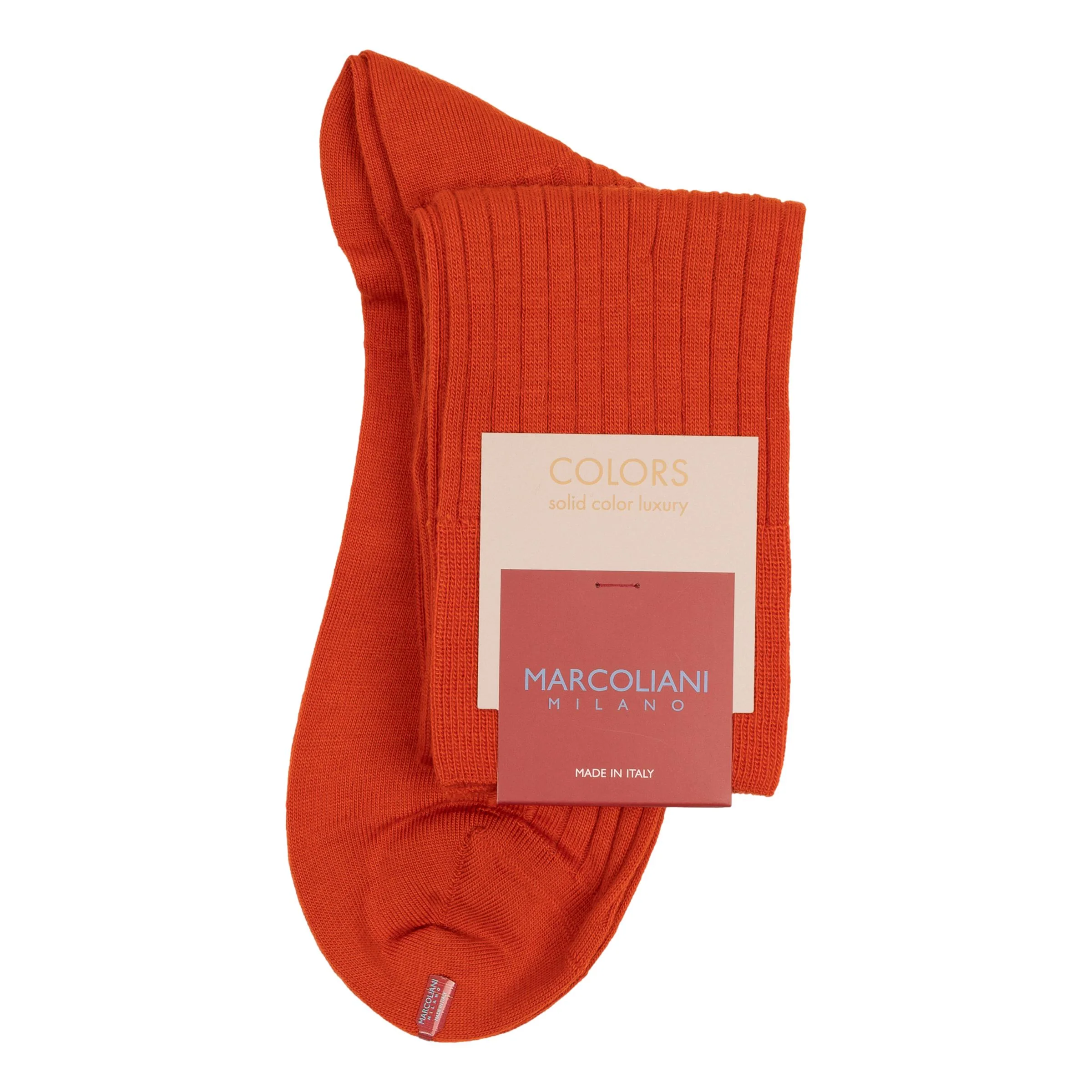 Merino Wool Ribbed Over-the-Calf Dress Socks - Image 2