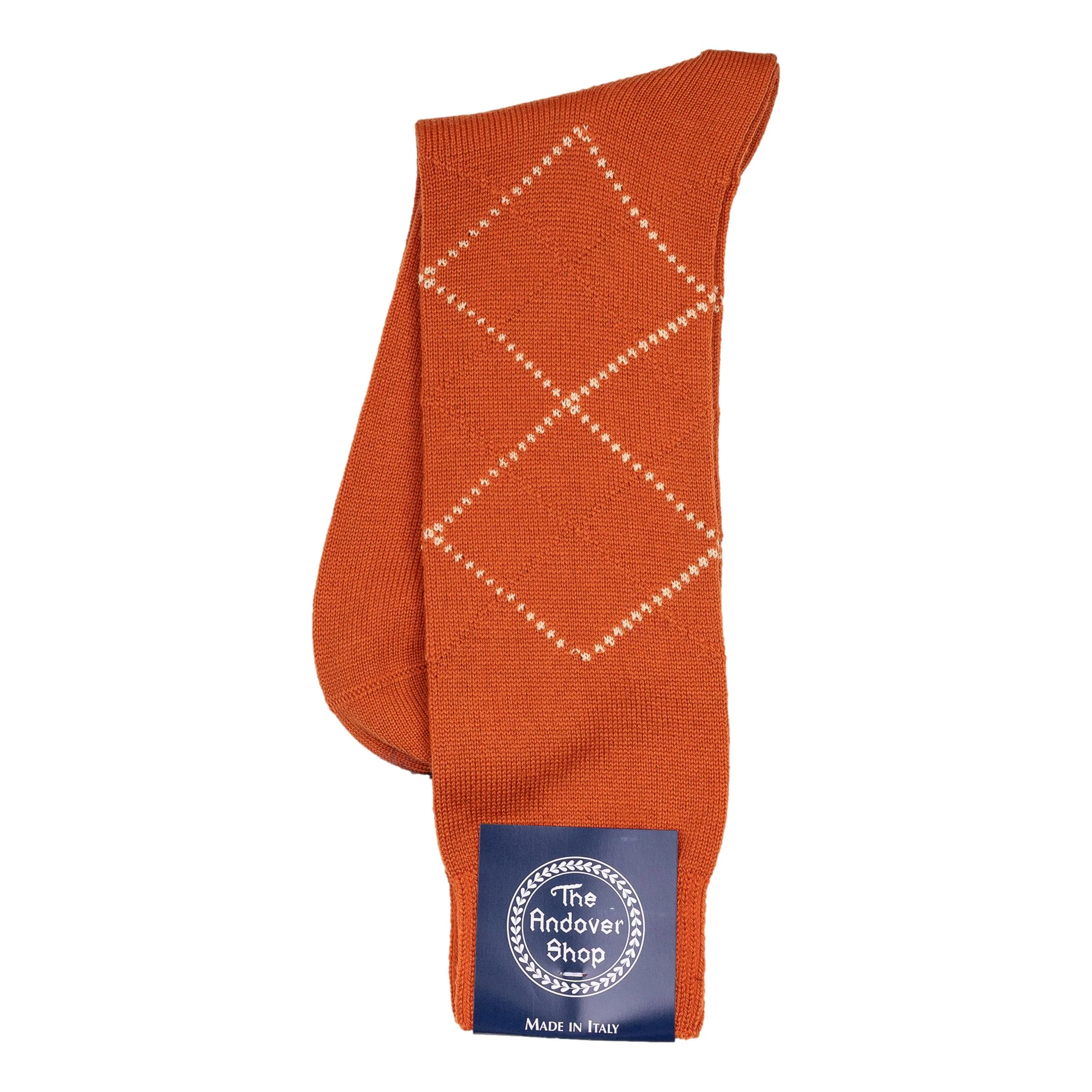 Mid-calf Argyle Wool Dress Socks