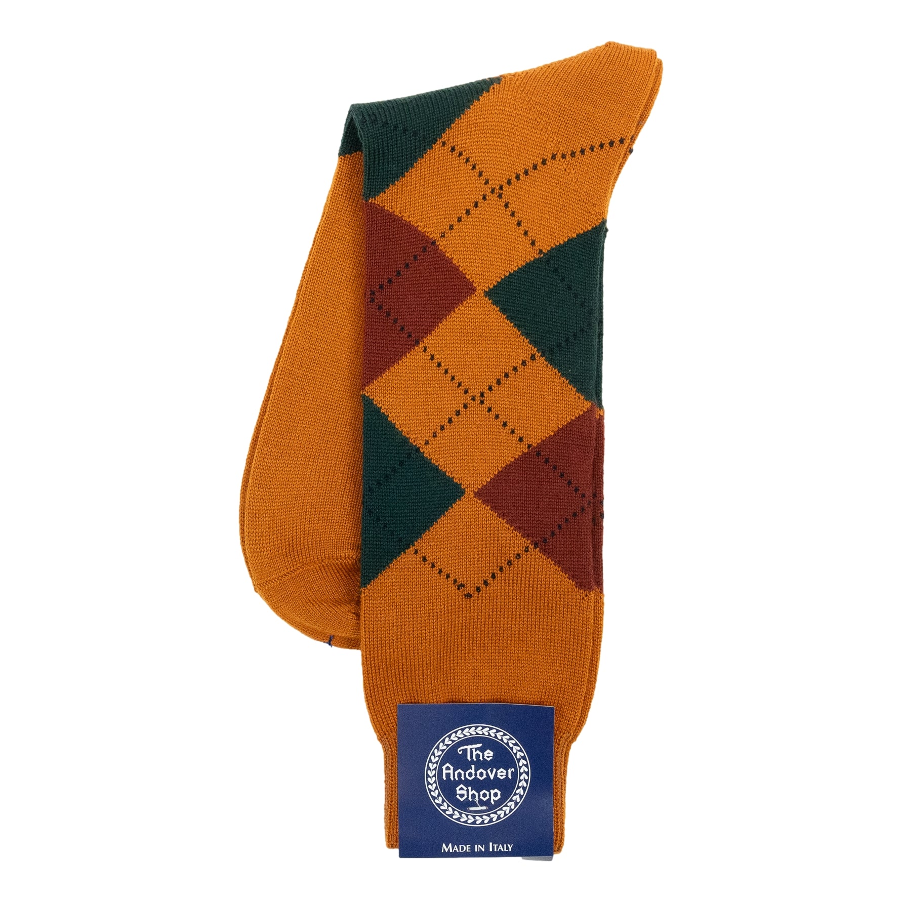 Mid-calf Argyle Wool Dress Socks - Image 13