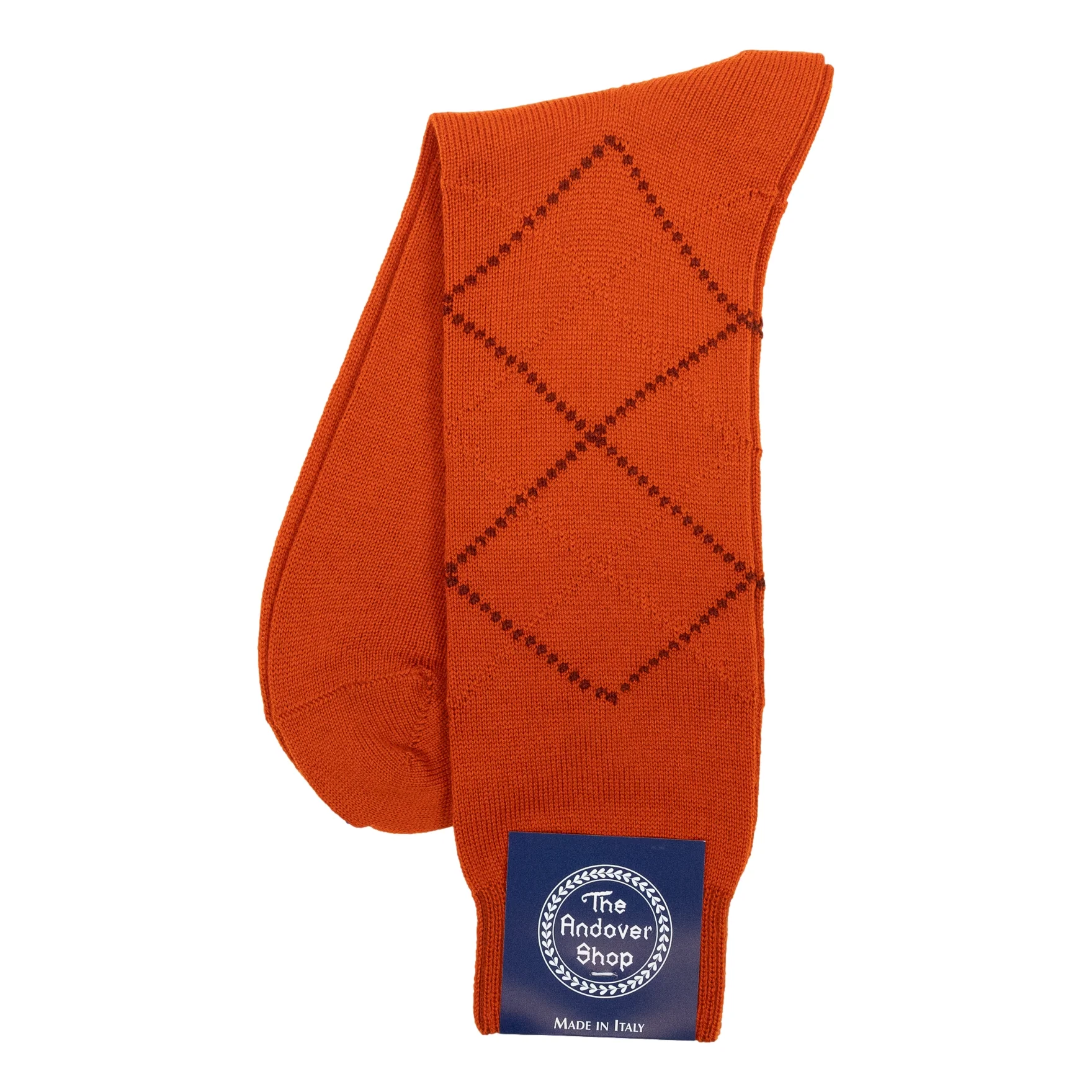 Mid-calf Argyle Wool Dress Socks - Image 14