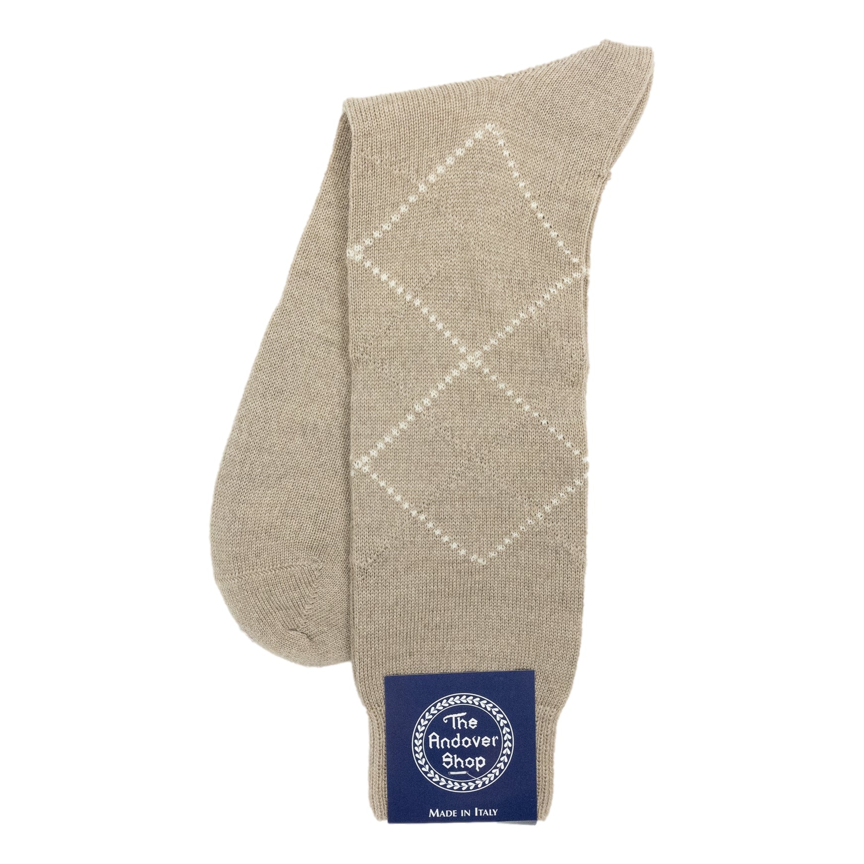 Mid-calf Argyle Wool Dress Socks - Image 8