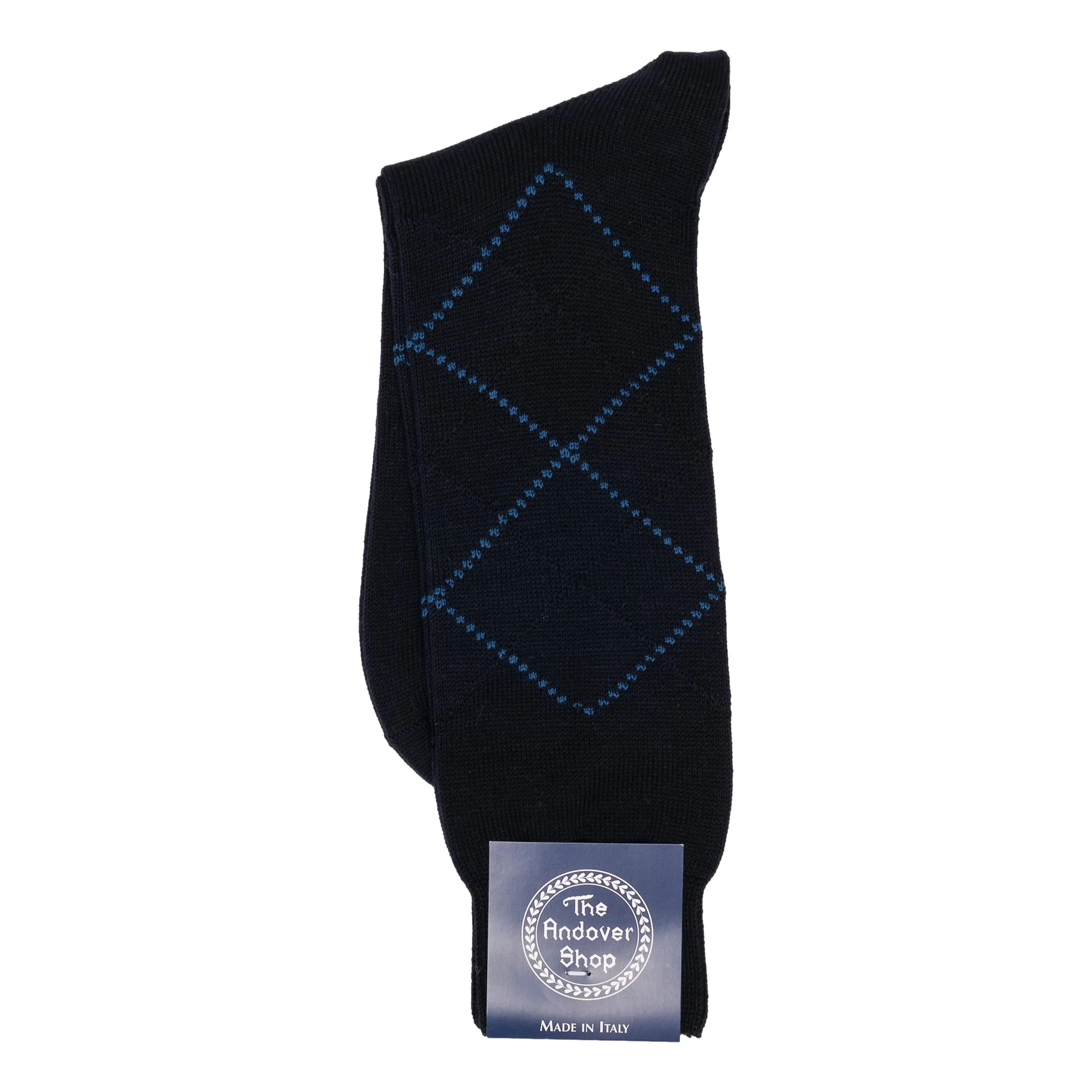 Mid-Calf Cotton Argyle Dress Sock - Image 4