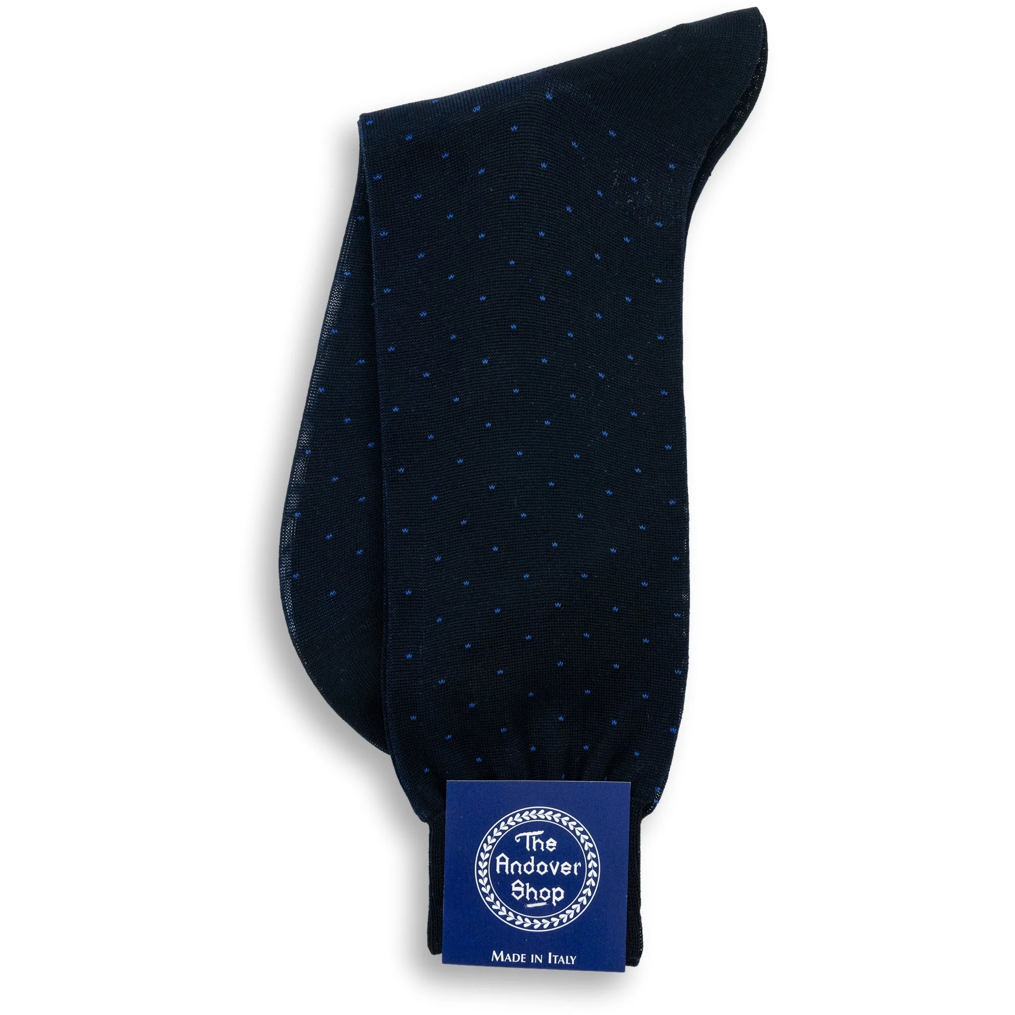 Mid-Calf Cotton Mini Dot Dress Sock - Image 3