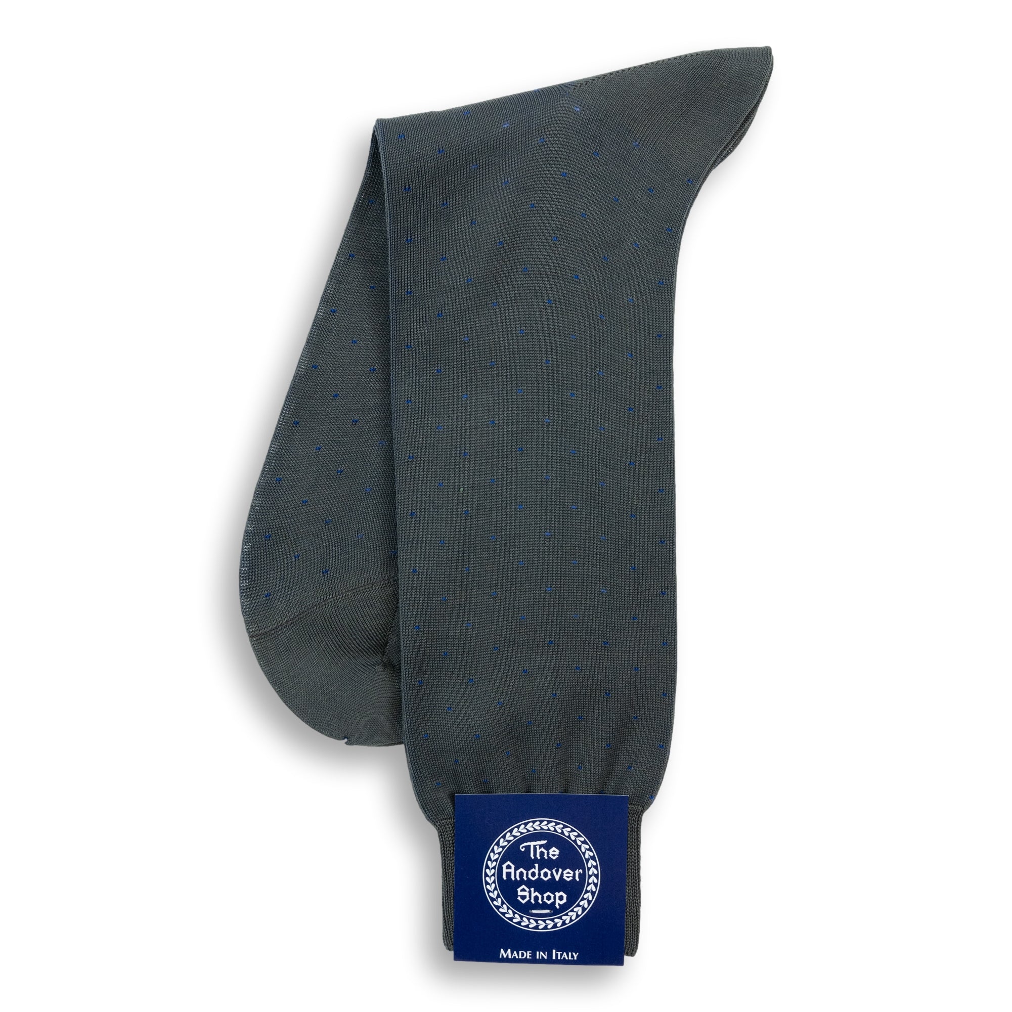 Mid-Calf Cotton Mini Dot Dress Sock - Image 5