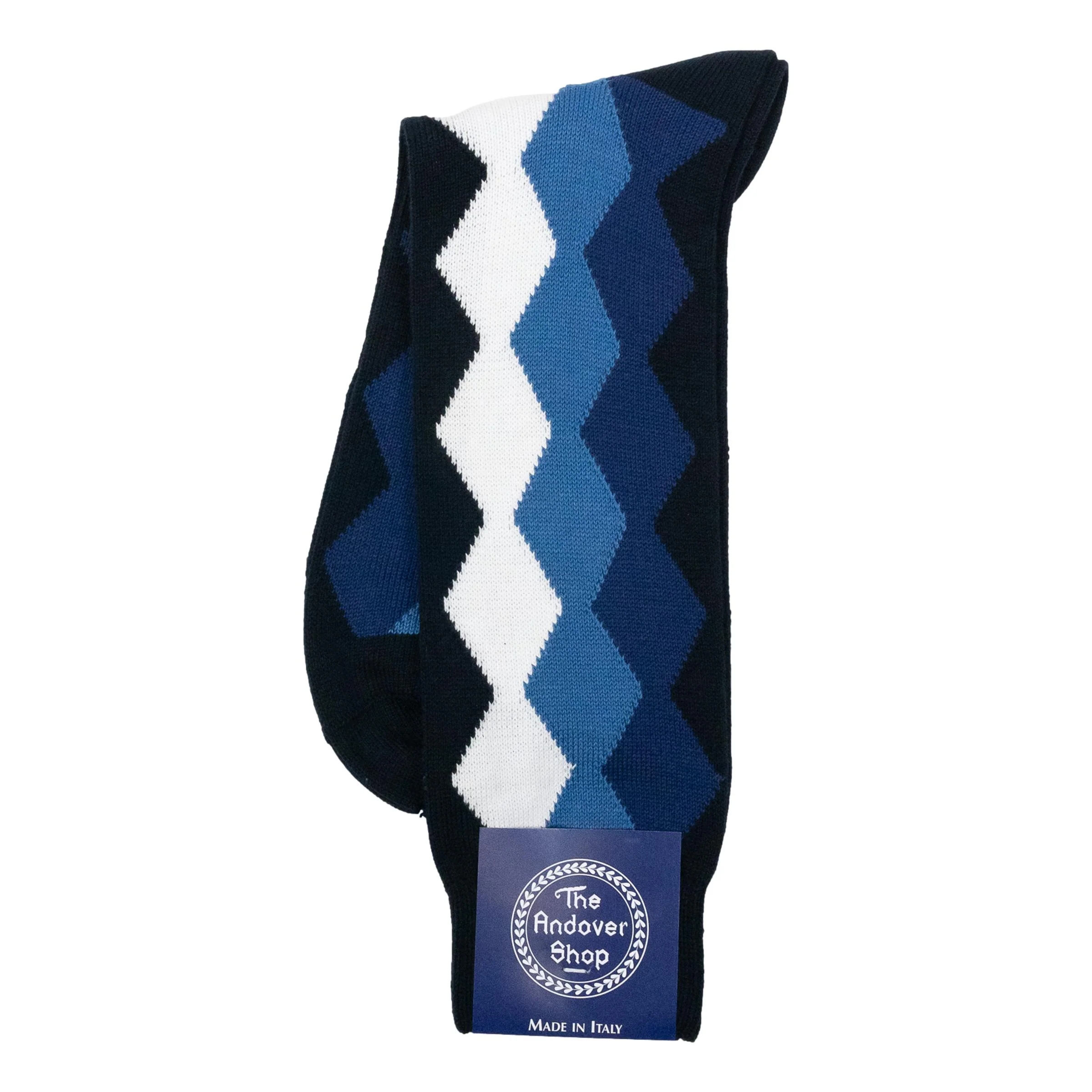 Mid-Calf Cotton Picasso Dress Sock - Image 2
