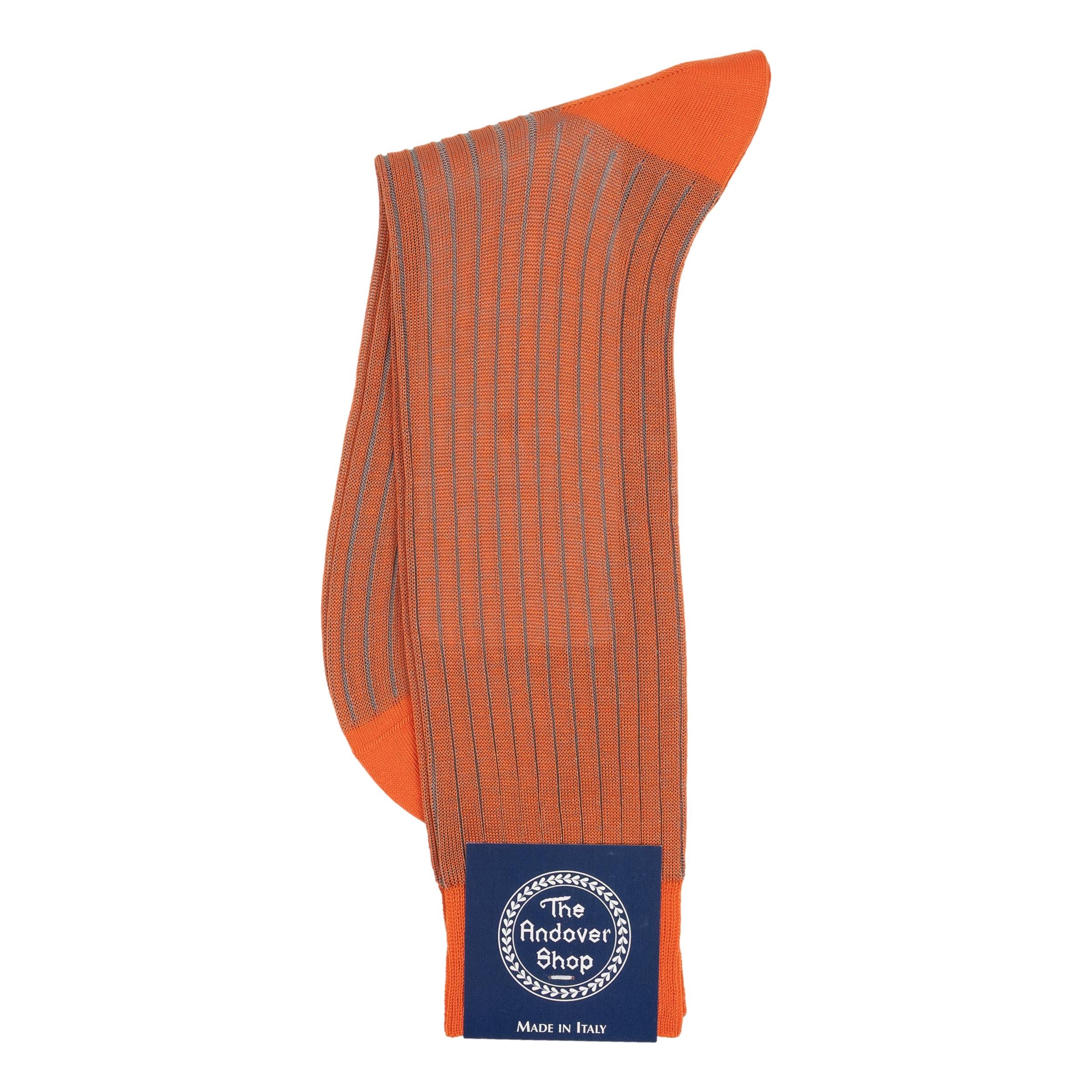 Mid-Calf Cotton Shadow Ribbed Dress Sock - Image 6