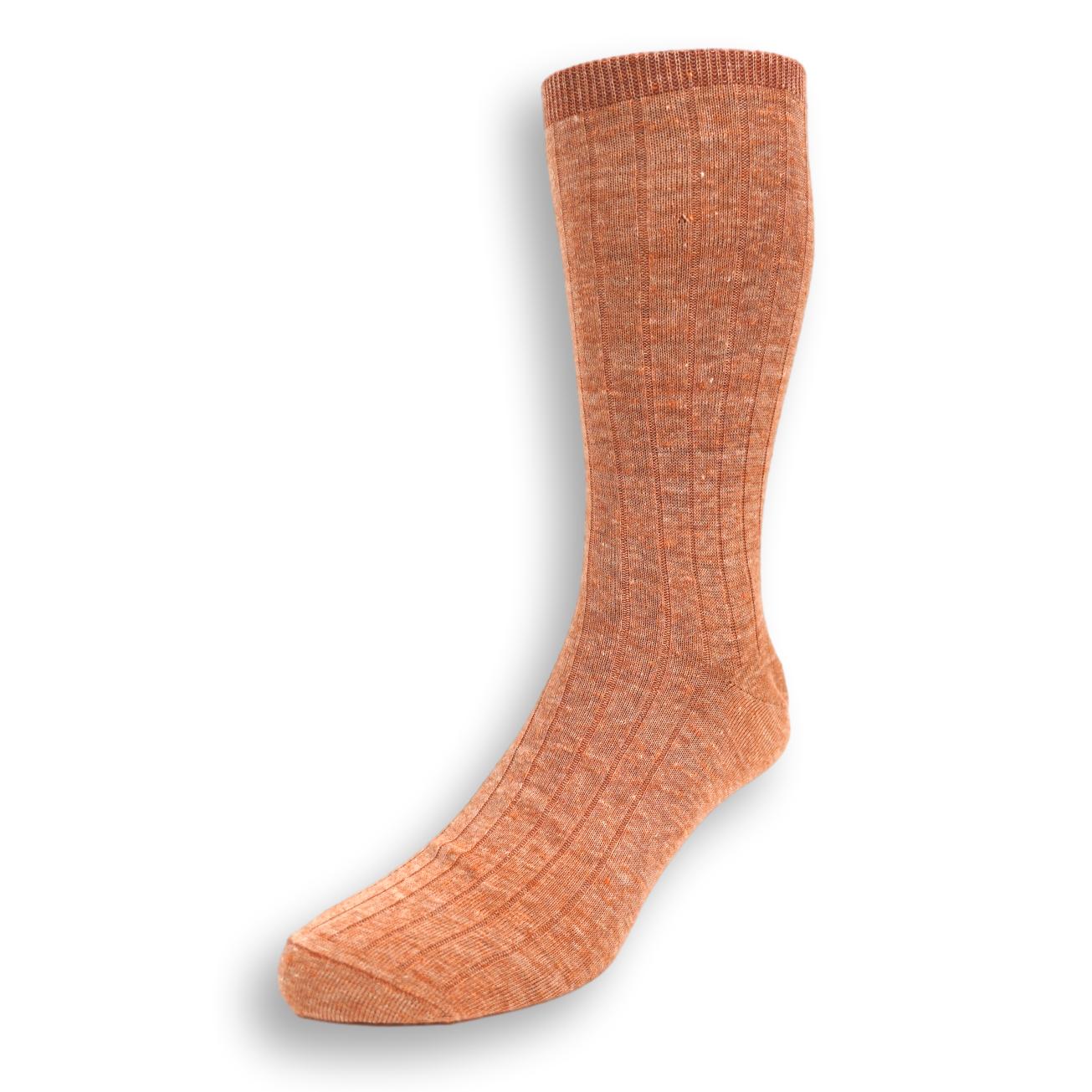 Mid-Calf Marl Linen Dress Sock - Image 7