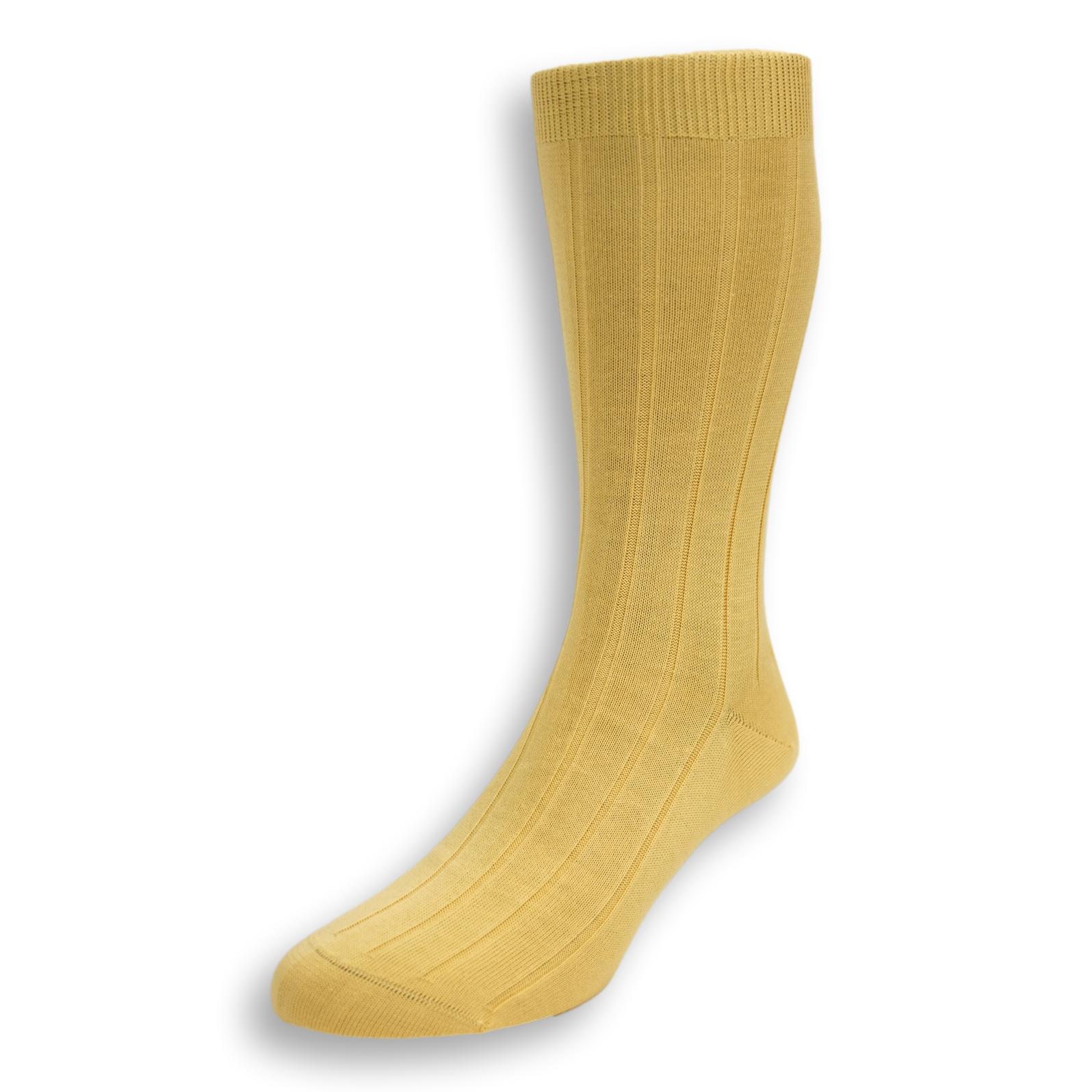 Mid-Calf Ribbed Cotton Dress Sock - Image 10
