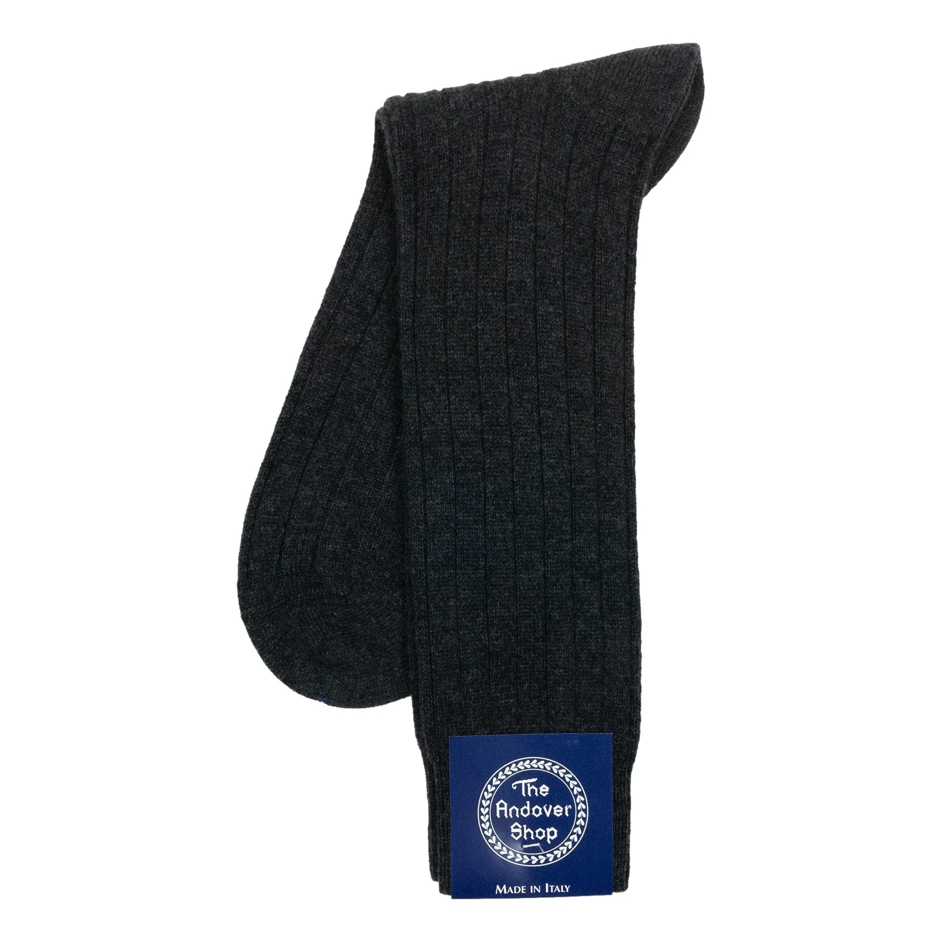 Mid-calf Ribbed Wool Dress Socks - Image 4