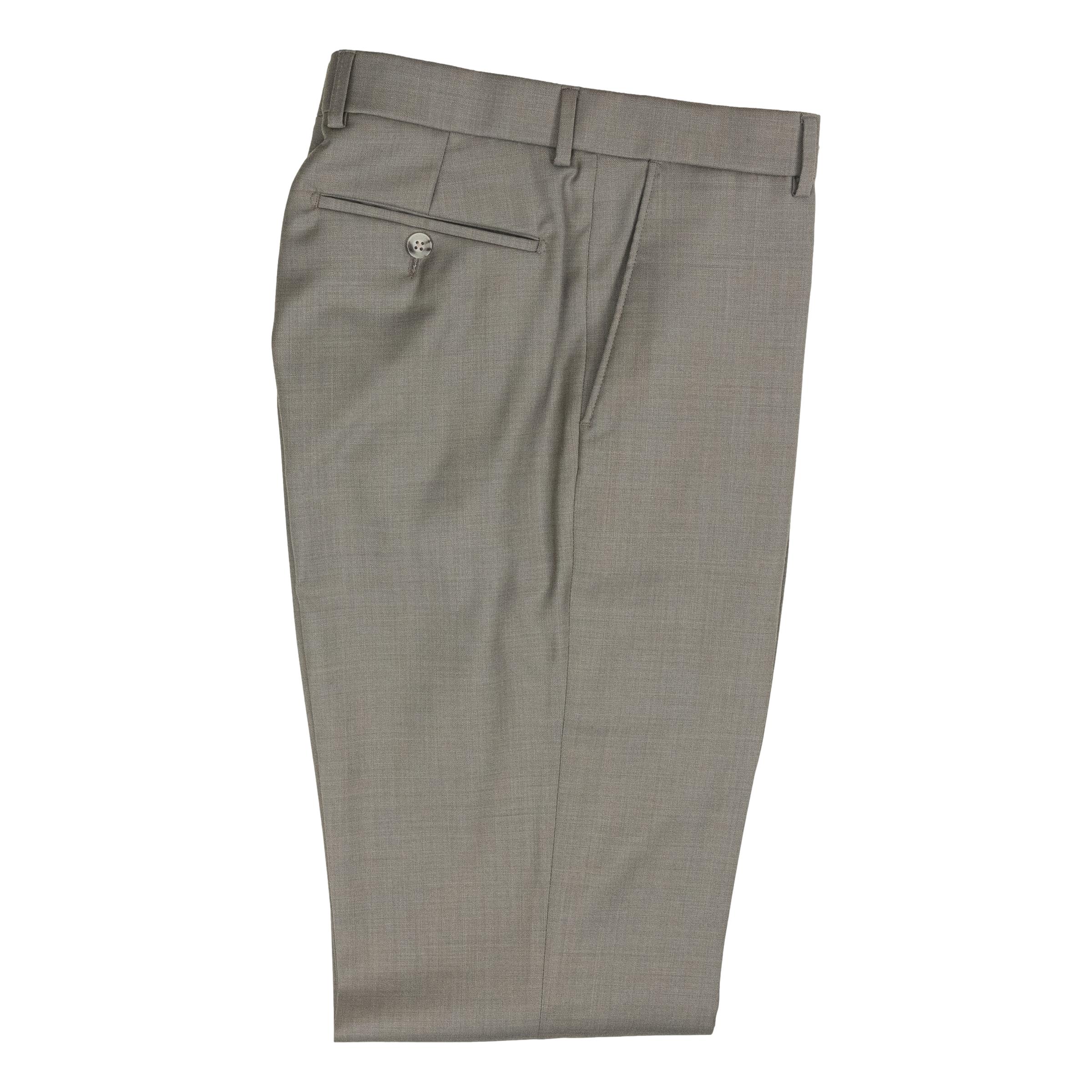 Modern Fit Plain Front Dress Trouser - Image 2