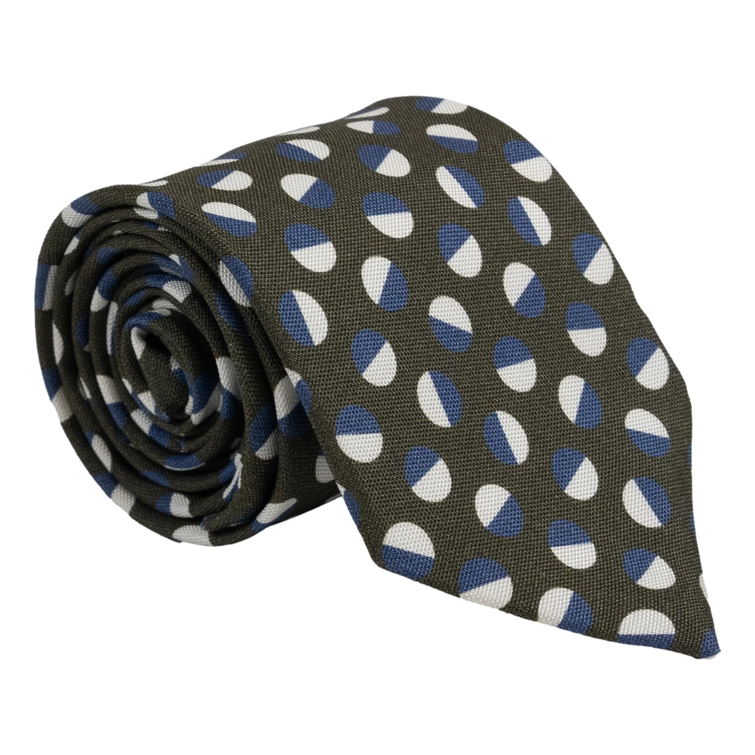 Moon Pattern Silk Tie - Image 2