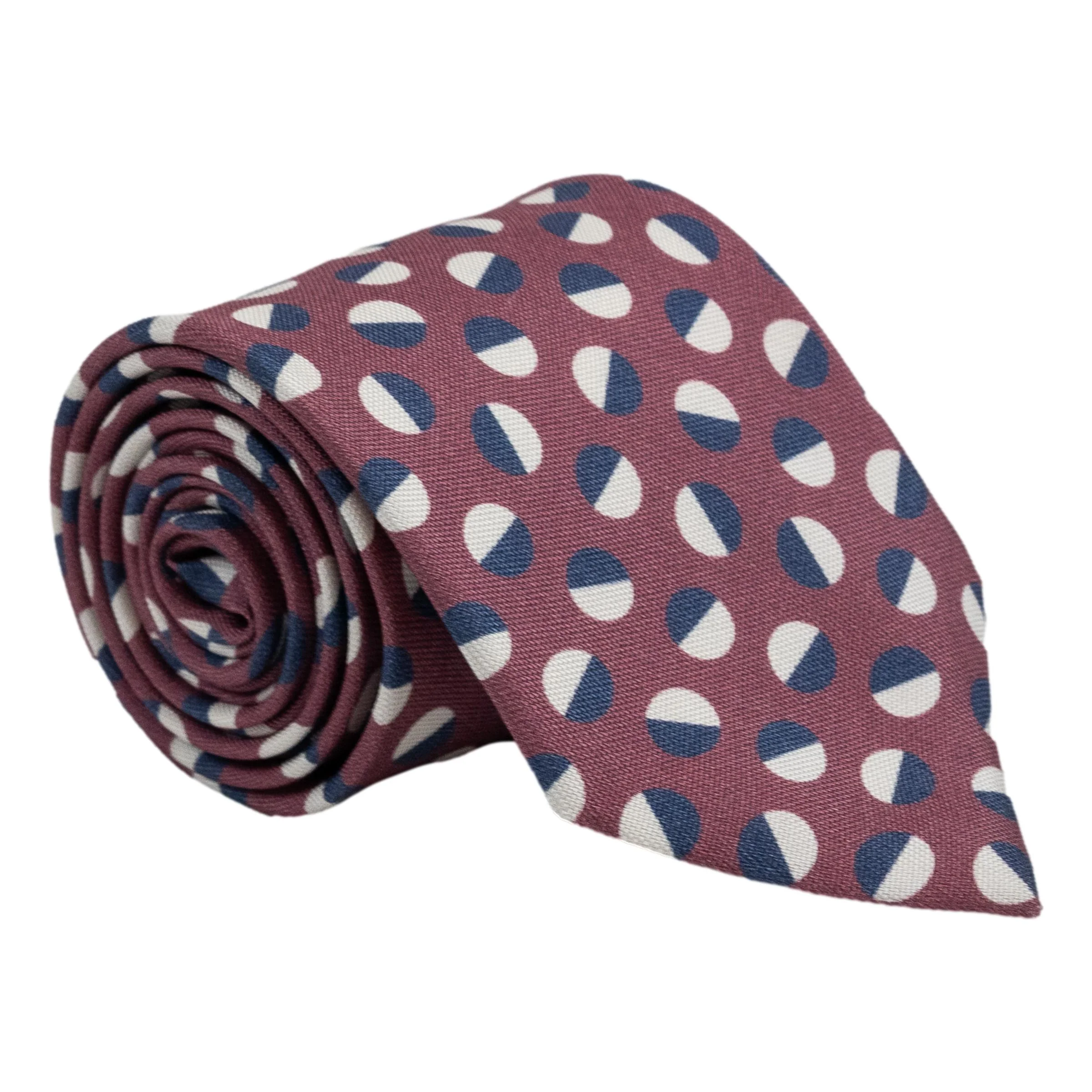 Moon Pattern Silk Tie - Image 3