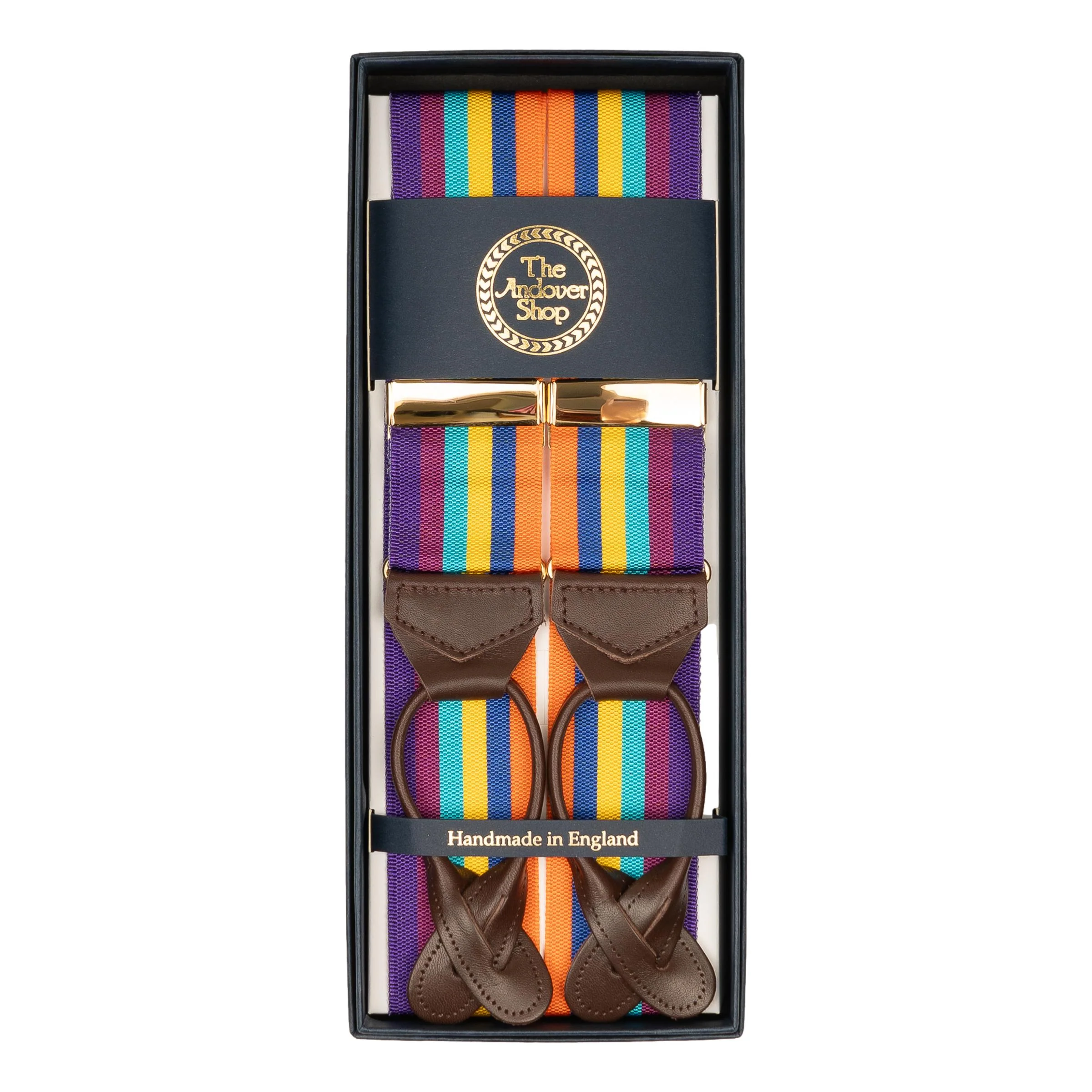 Multi-Color Fun Stripe Braces
