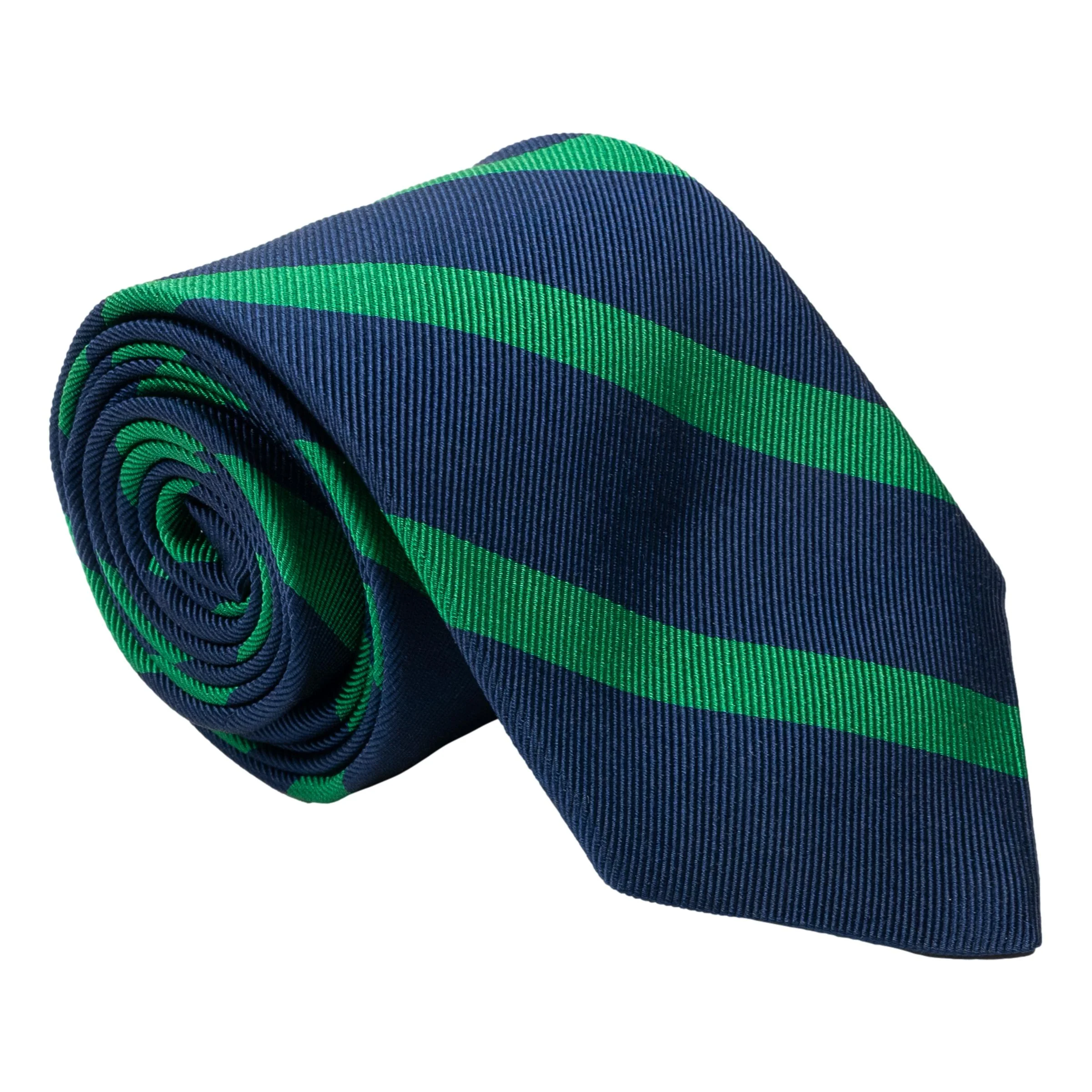 Navy with Repp Stripe Silk Tie