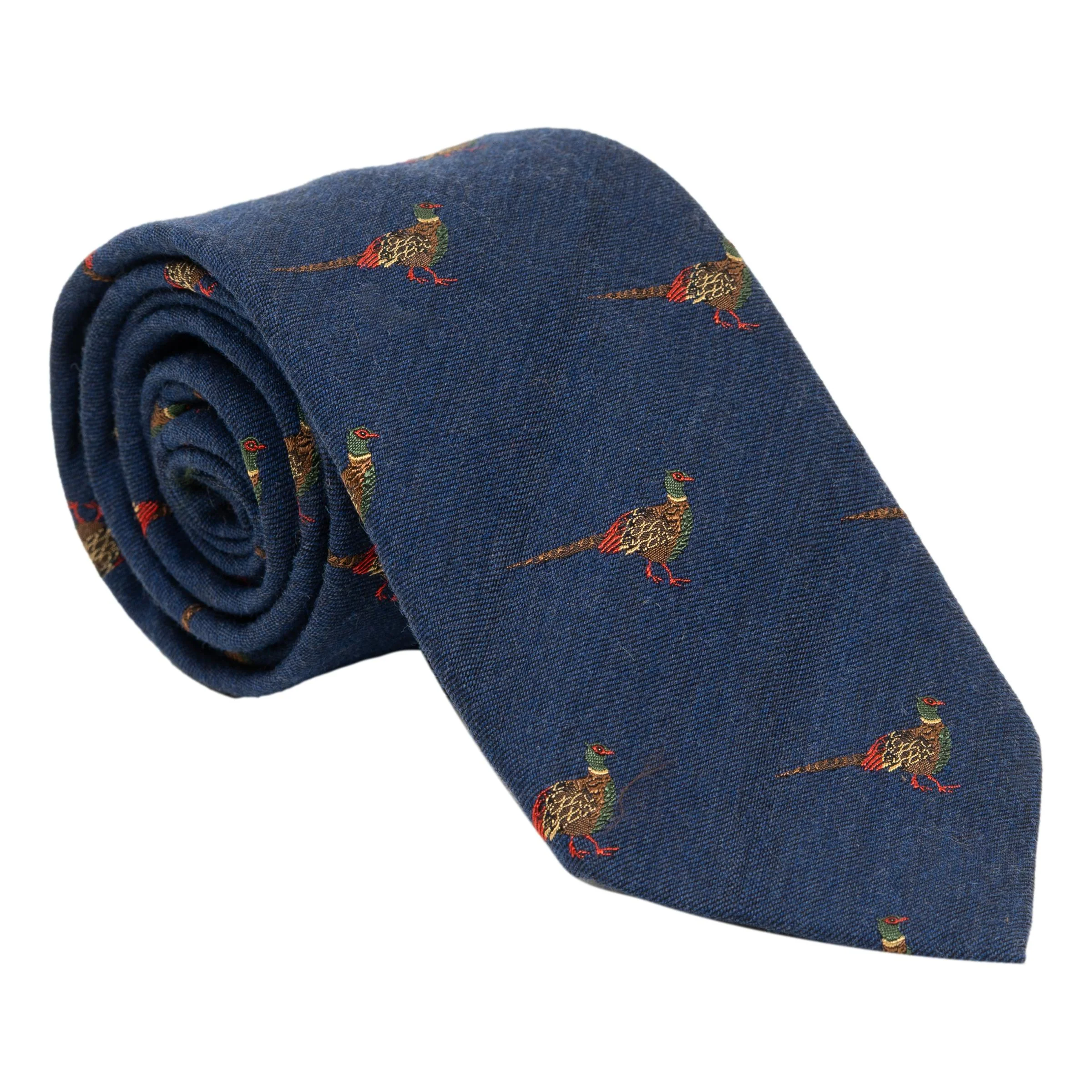 Pheasant Wool Tie
