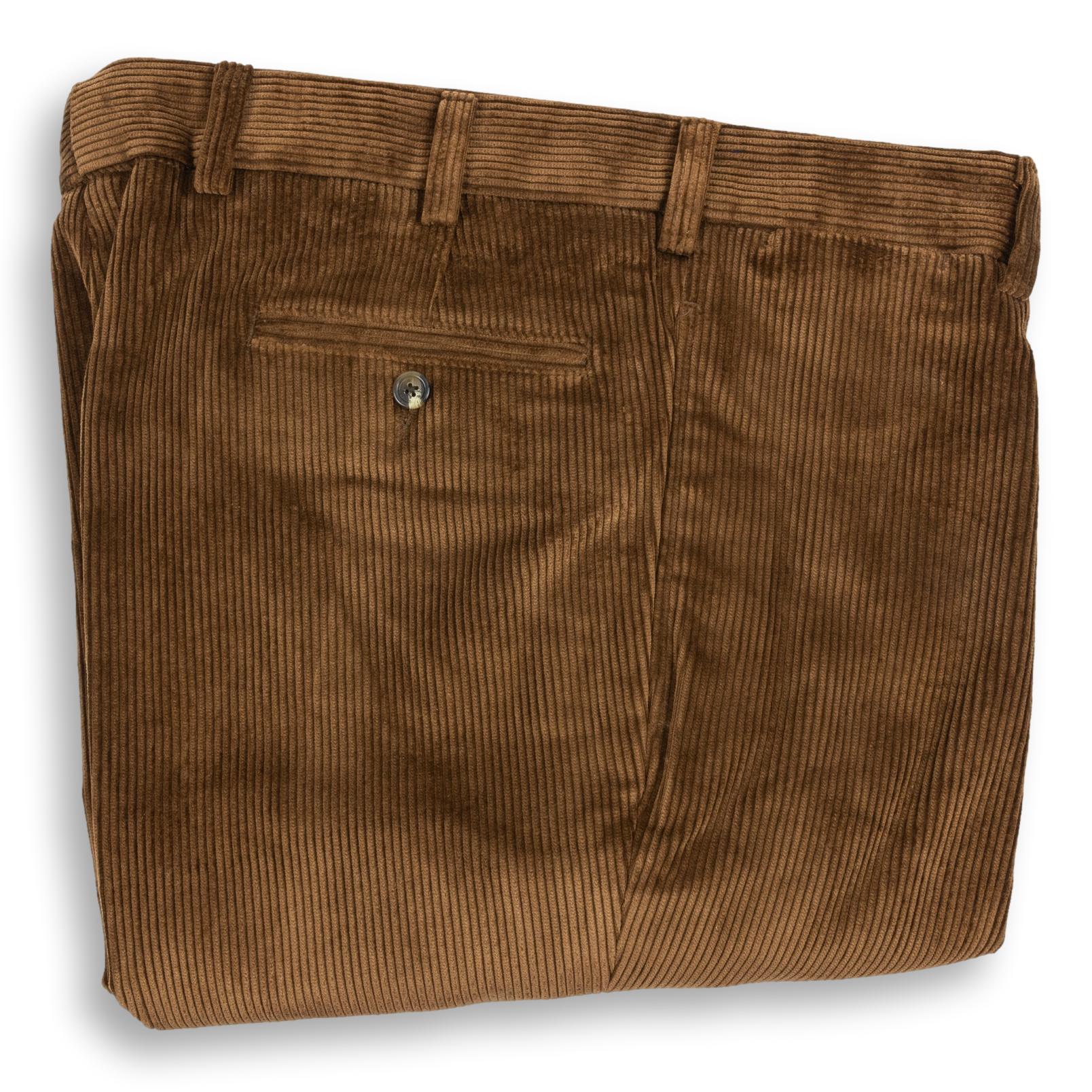Plain Front Corduroy Trousers - Image 3