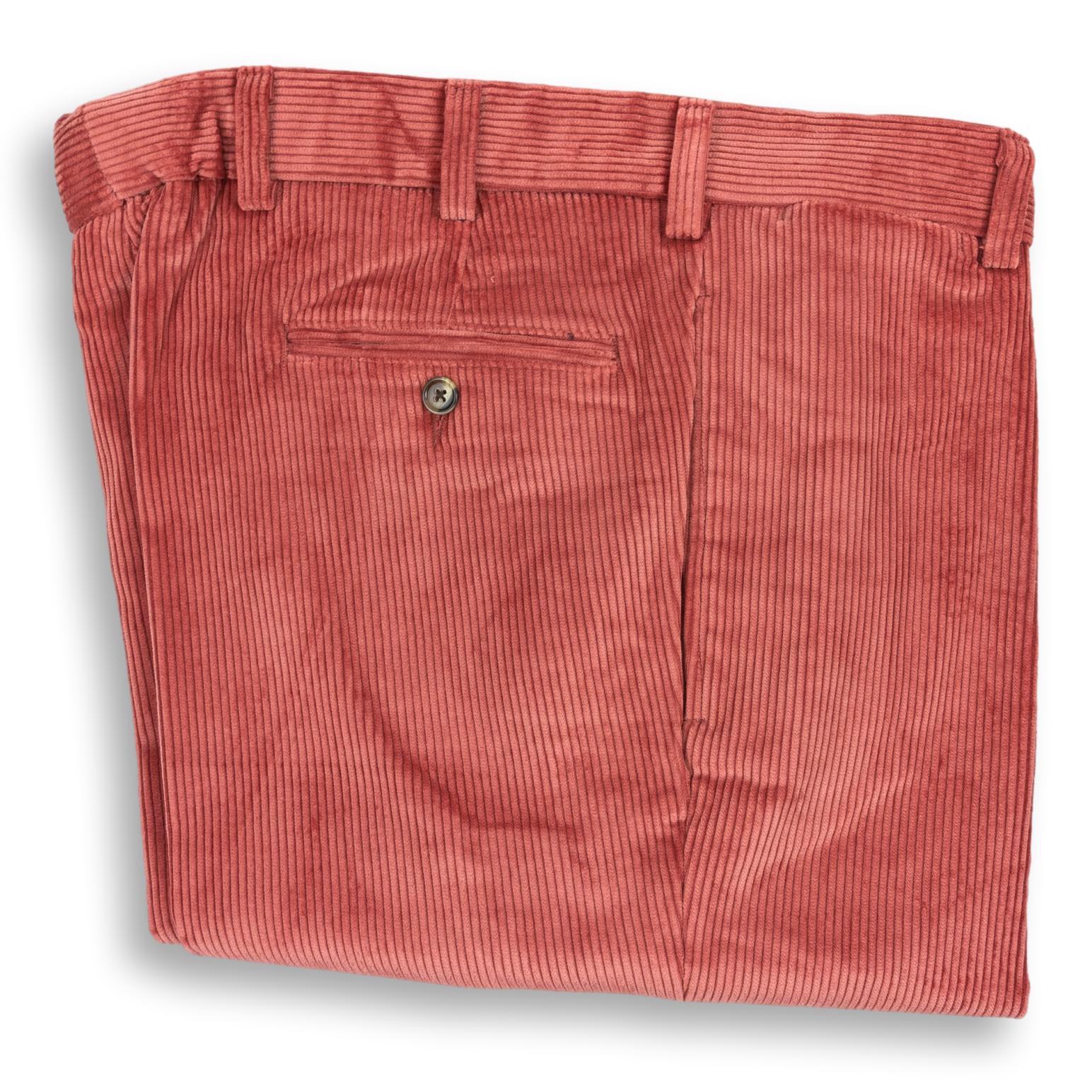 Plain Front Corduroy Trousers - Image 6