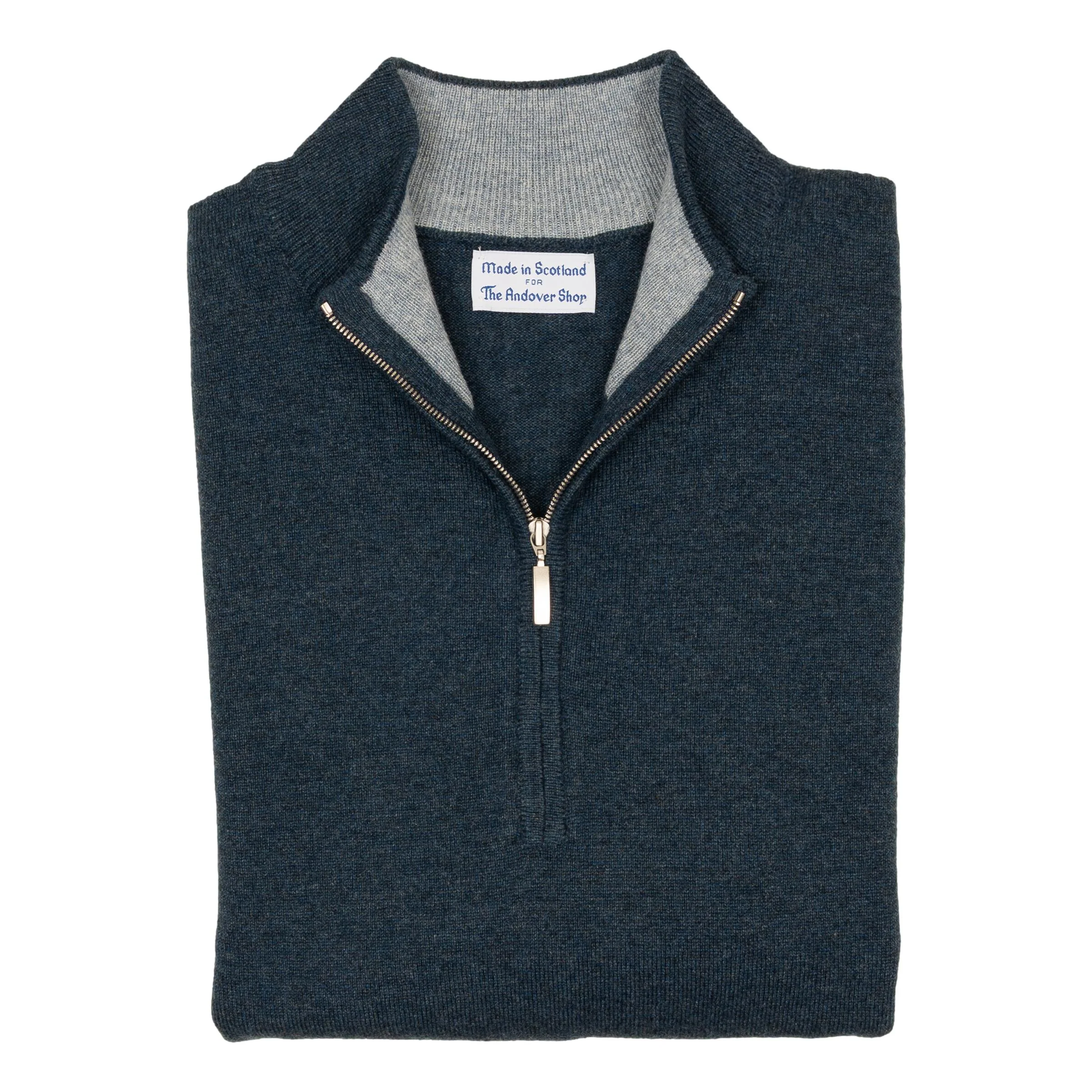 Plenderleith Cashmere Quarter-Zip Sweater