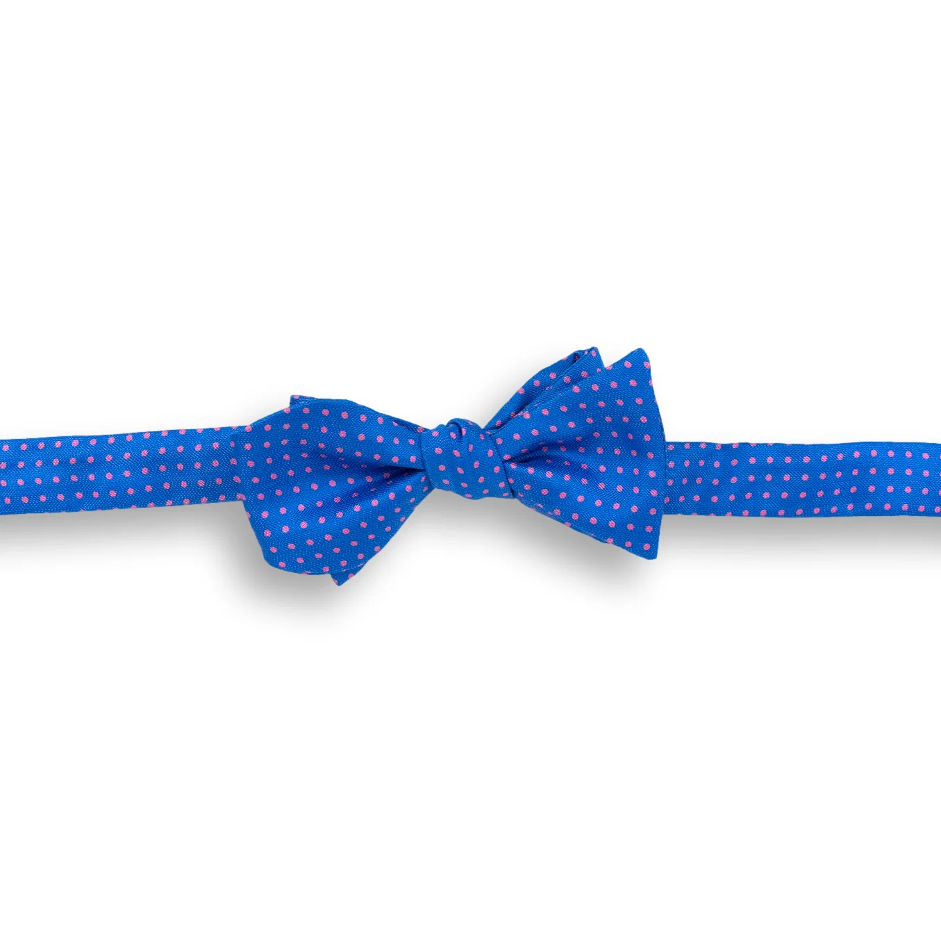 Polka Dot Silk Butterfly Bow Tie
