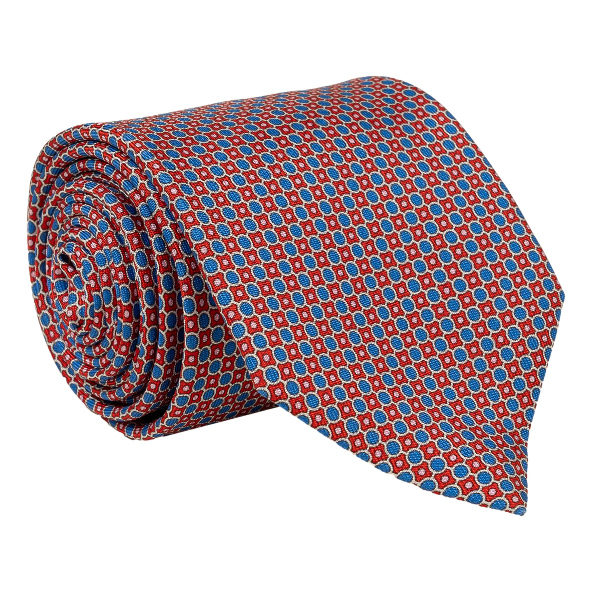 Portici Patterned Silk Tie - Image 2