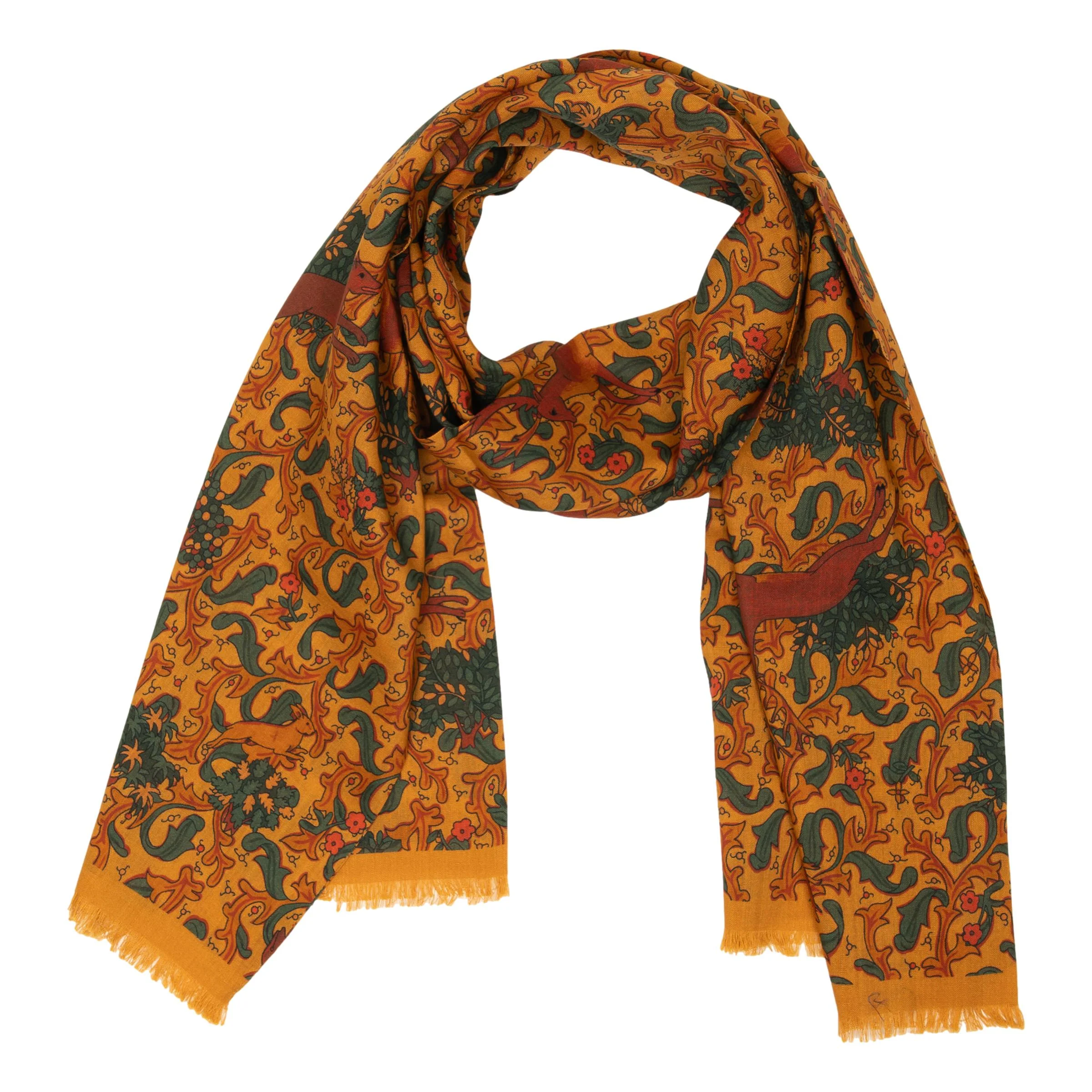 Rabbit and Dog Wool and Silk Blend Scarf - Image 3