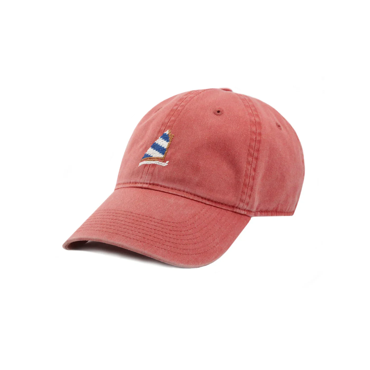 Rainbow Fleet Nantucket Red Needlepoint Hat