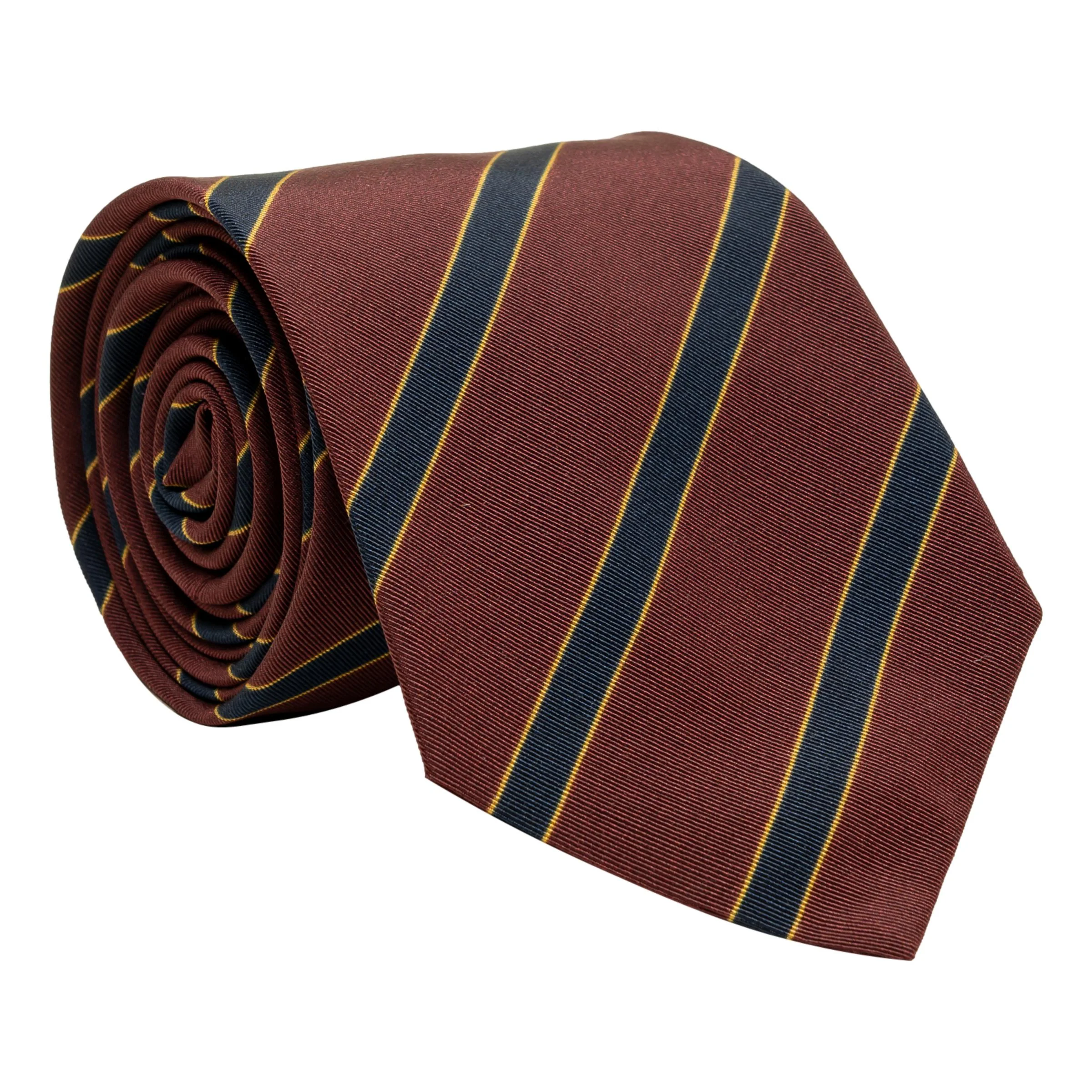 American Regimental Stripe Irish Poplin Tie