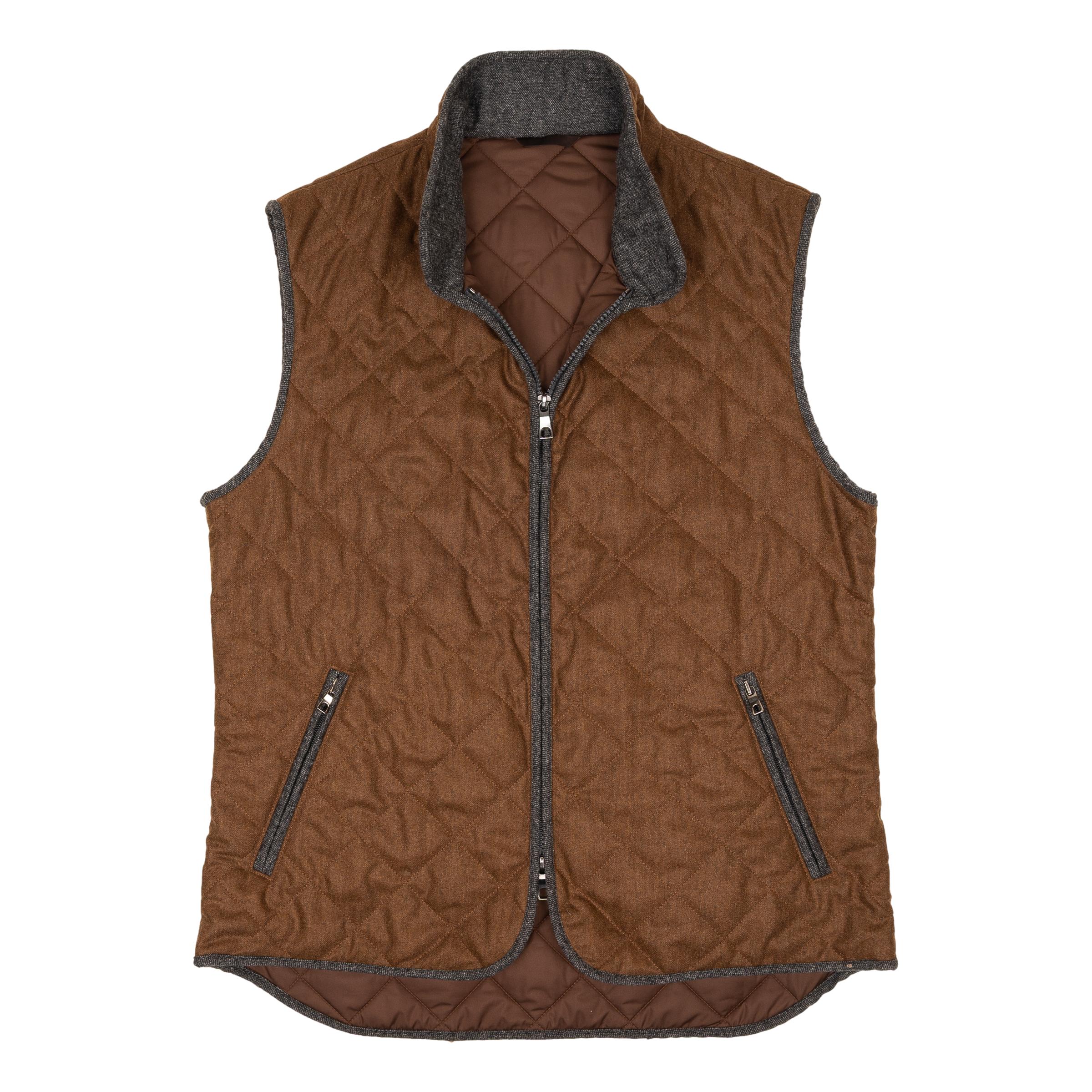 Russet Barberis Flannel Waterville Vest