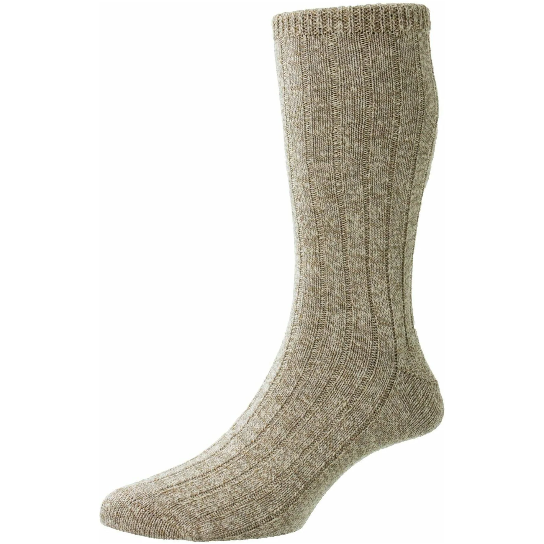 Rye recycled cotton 5x1 Ribbed Mid-Calf Dress Socks - Image 2