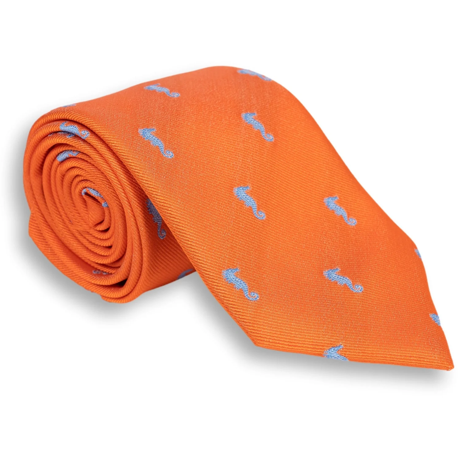 Sea Horse Silk Woven Tie - Image 3