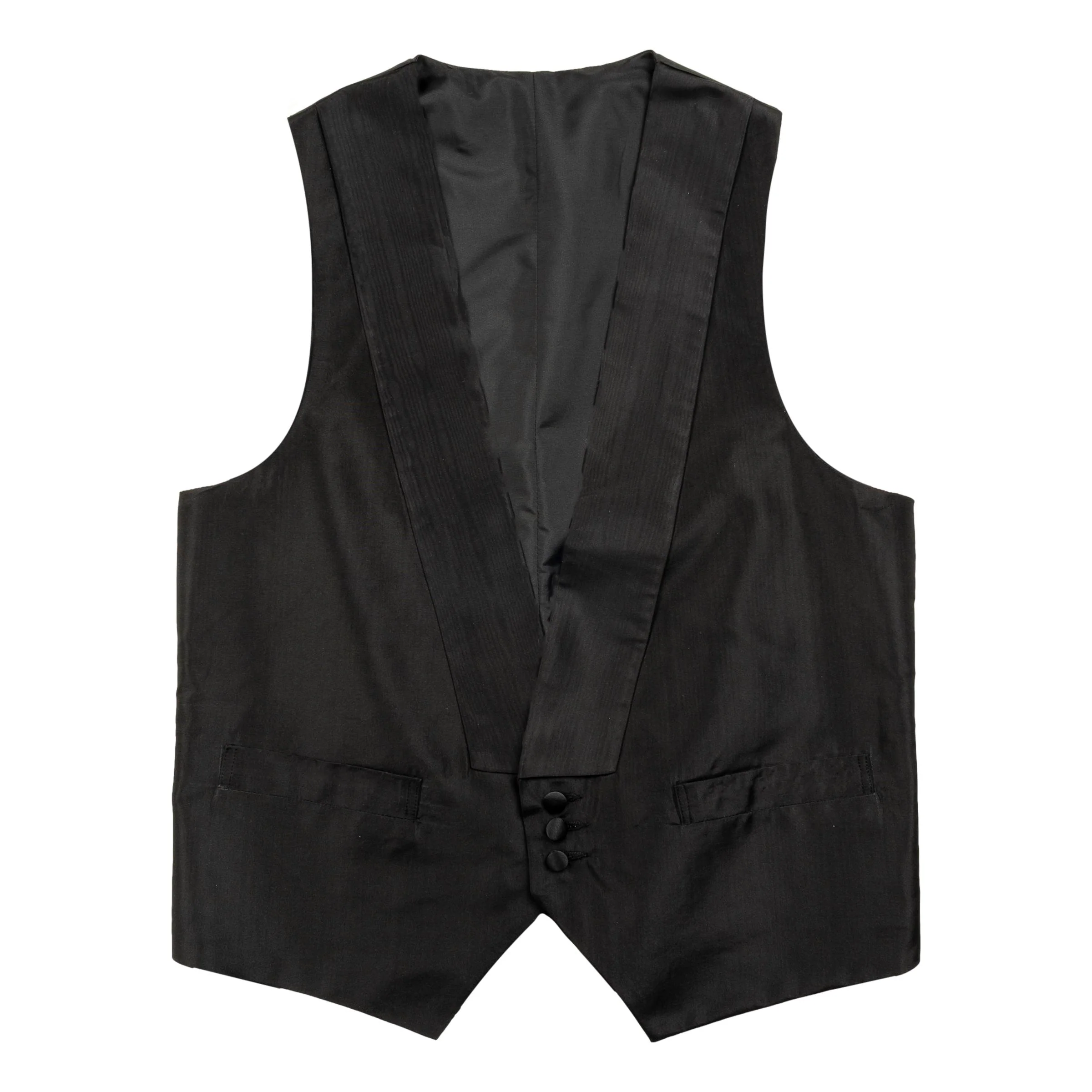Silk Moire Formal Vest