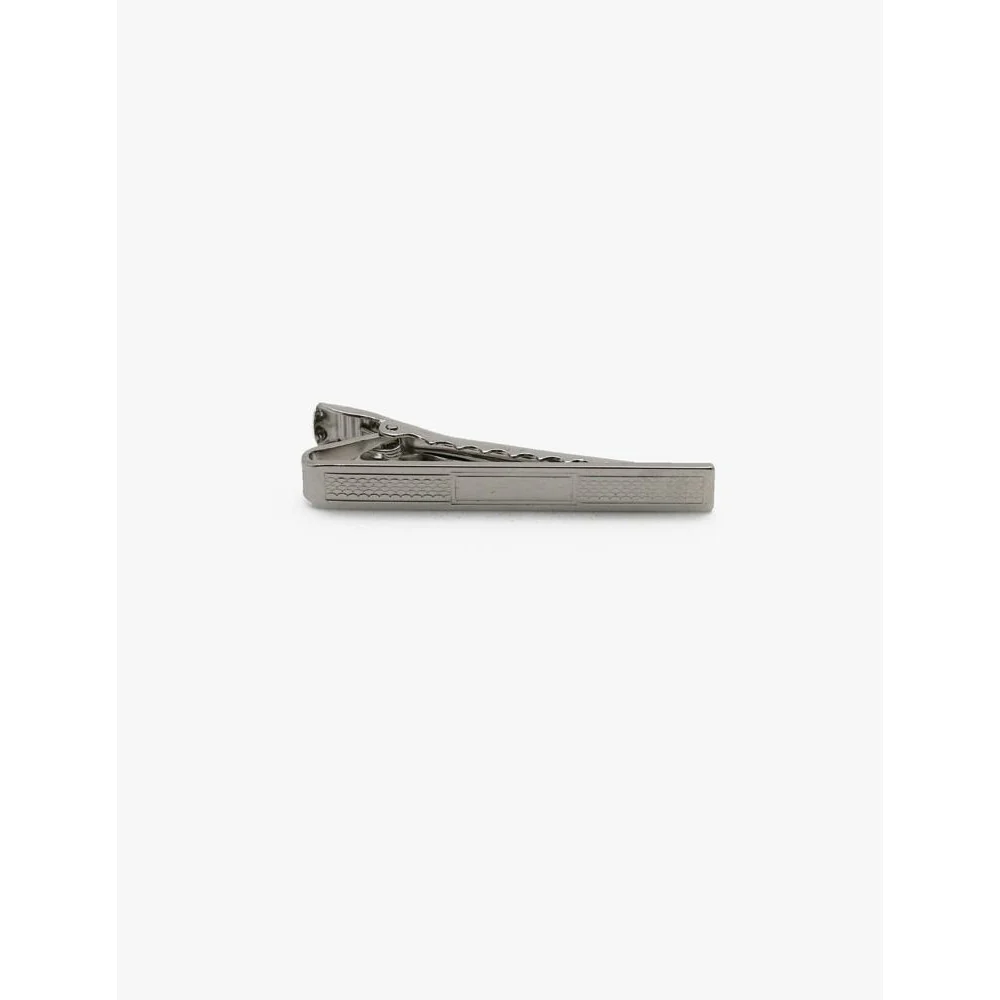 Silver Etched Engraveable Tie Bar - Image 2