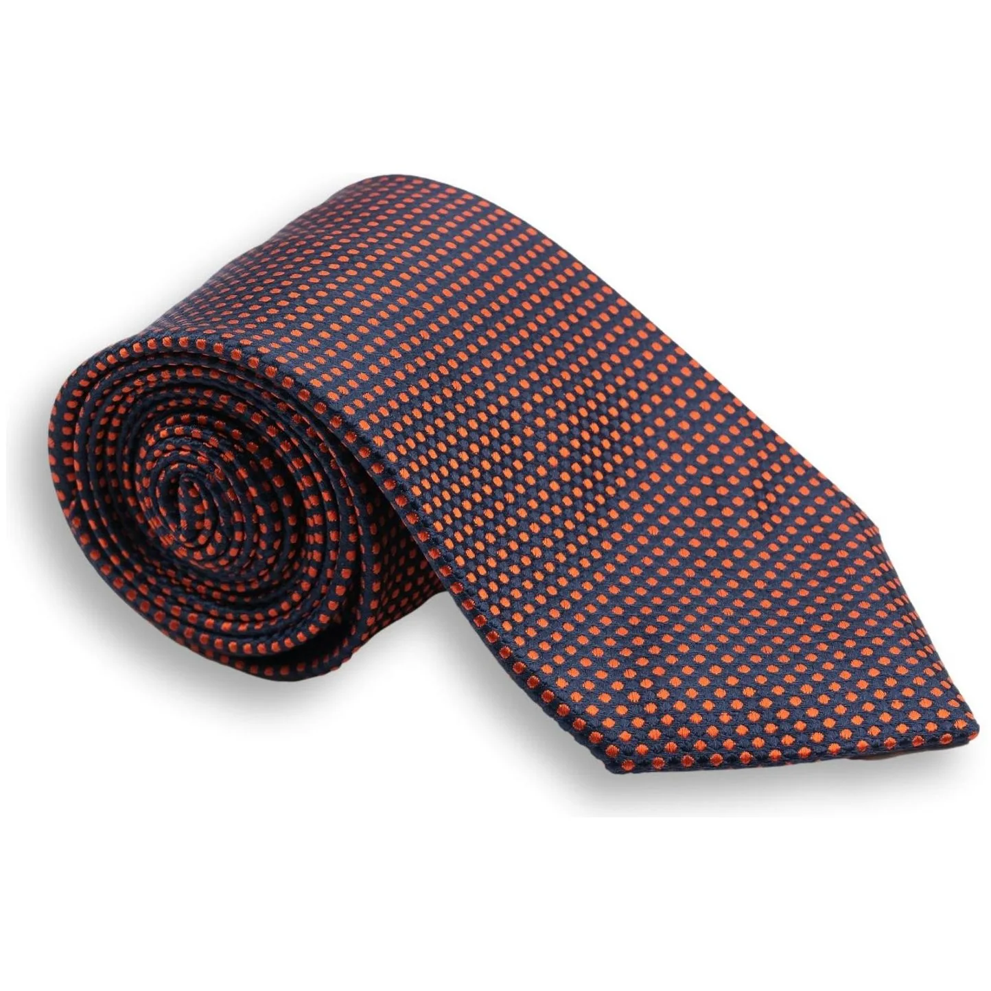 Small Block Woven Silk Tie - Image 2