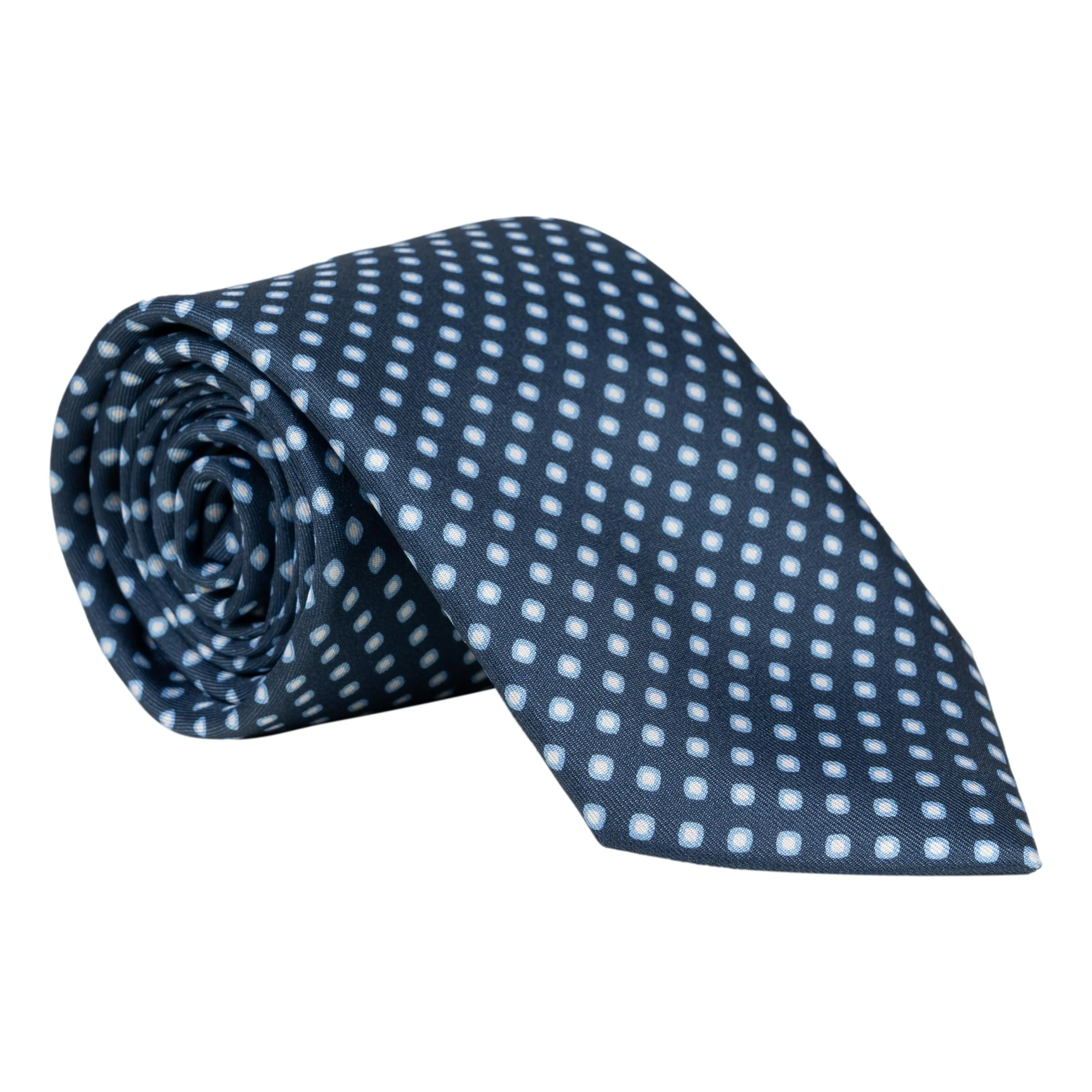 Small Diamond Bullseye Silk Tie